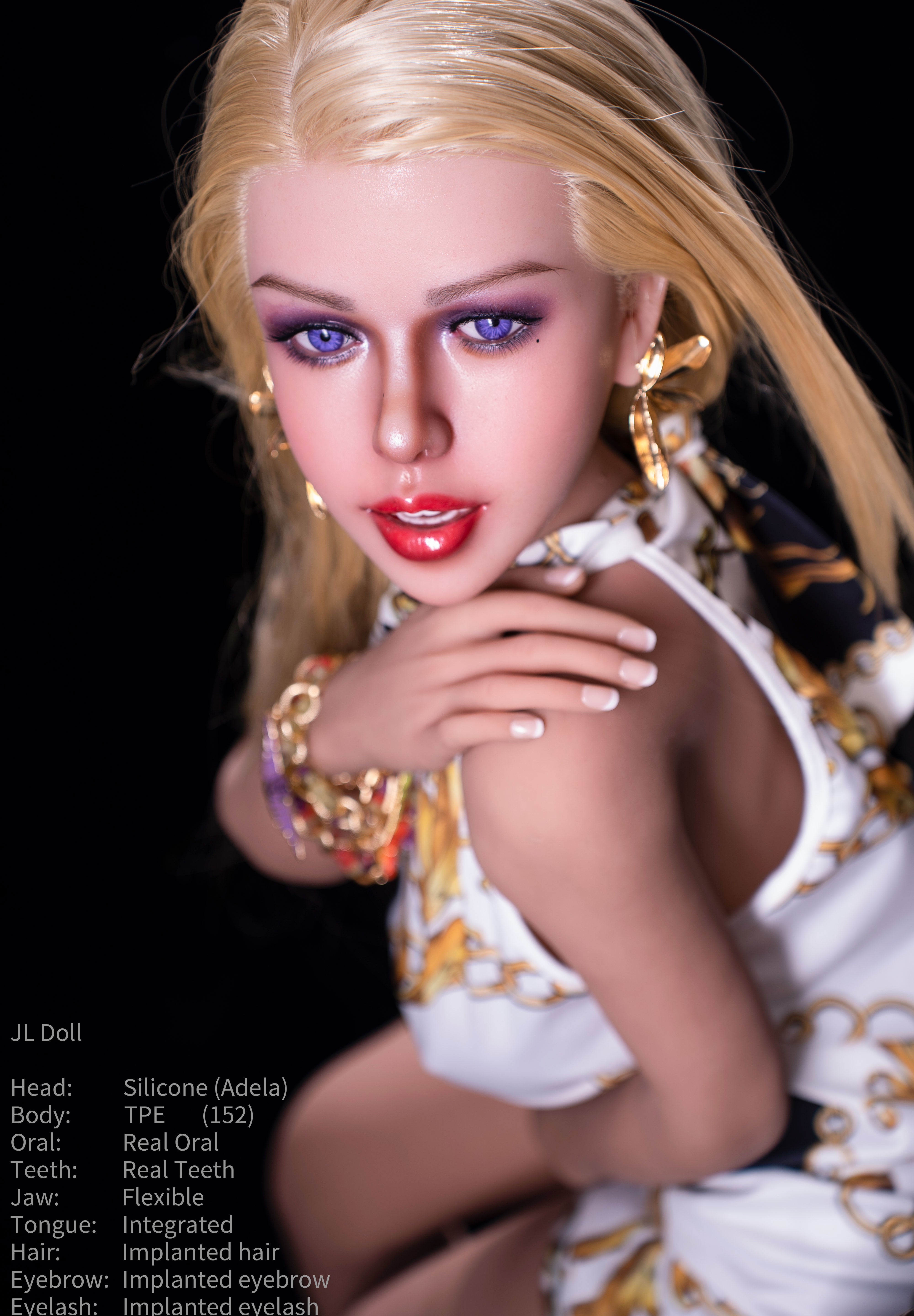 152cm/5ft D-cup Silicone Head TPE Body Sex Doll – Desma