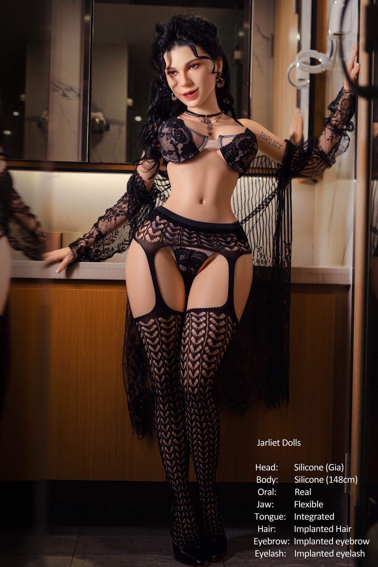 148cm/4ft8 G-cup Silicone Sex Doll – Roxia