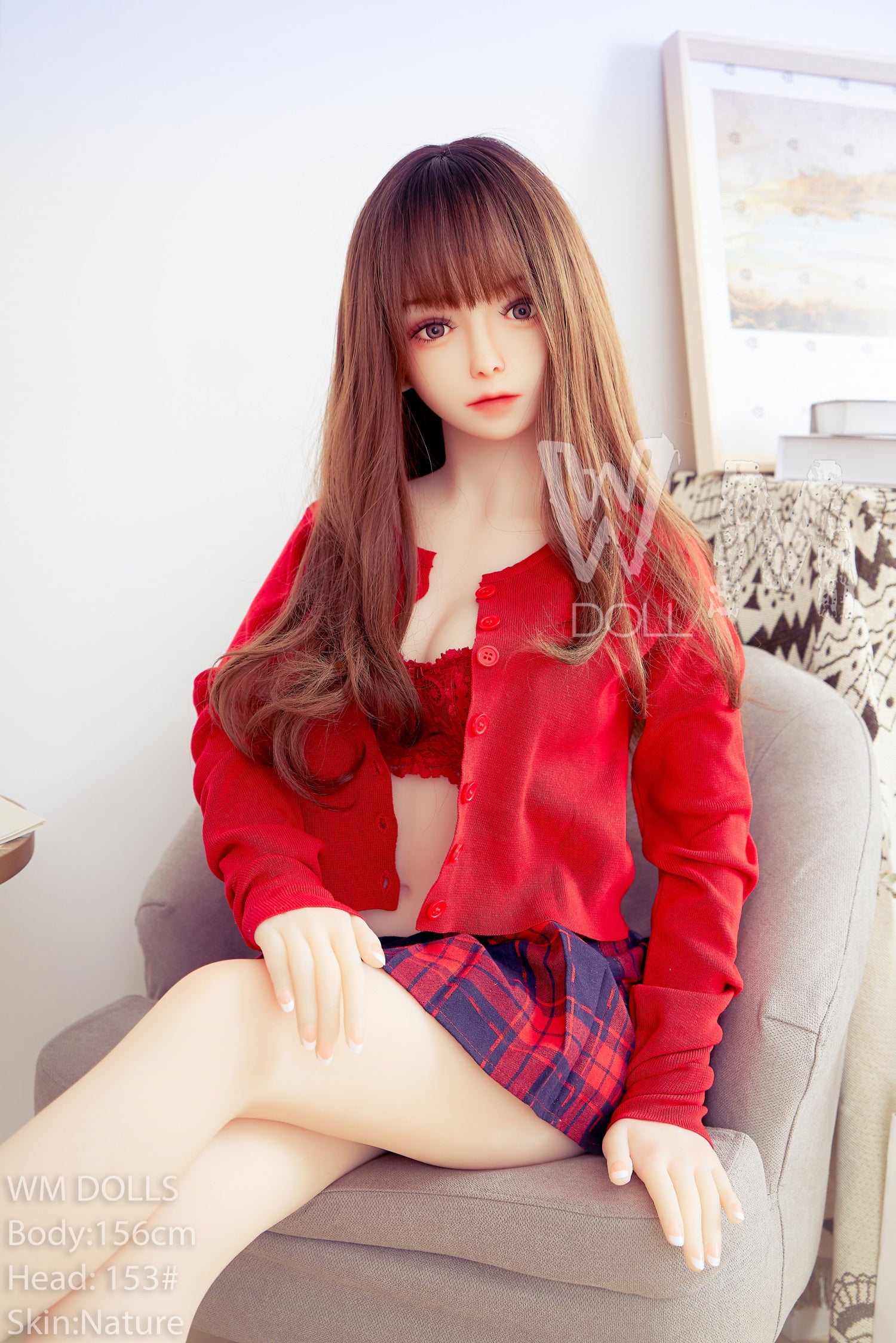 156 cm große S-TPE-Sexdoll mit C-Körbchengröße – Tasha