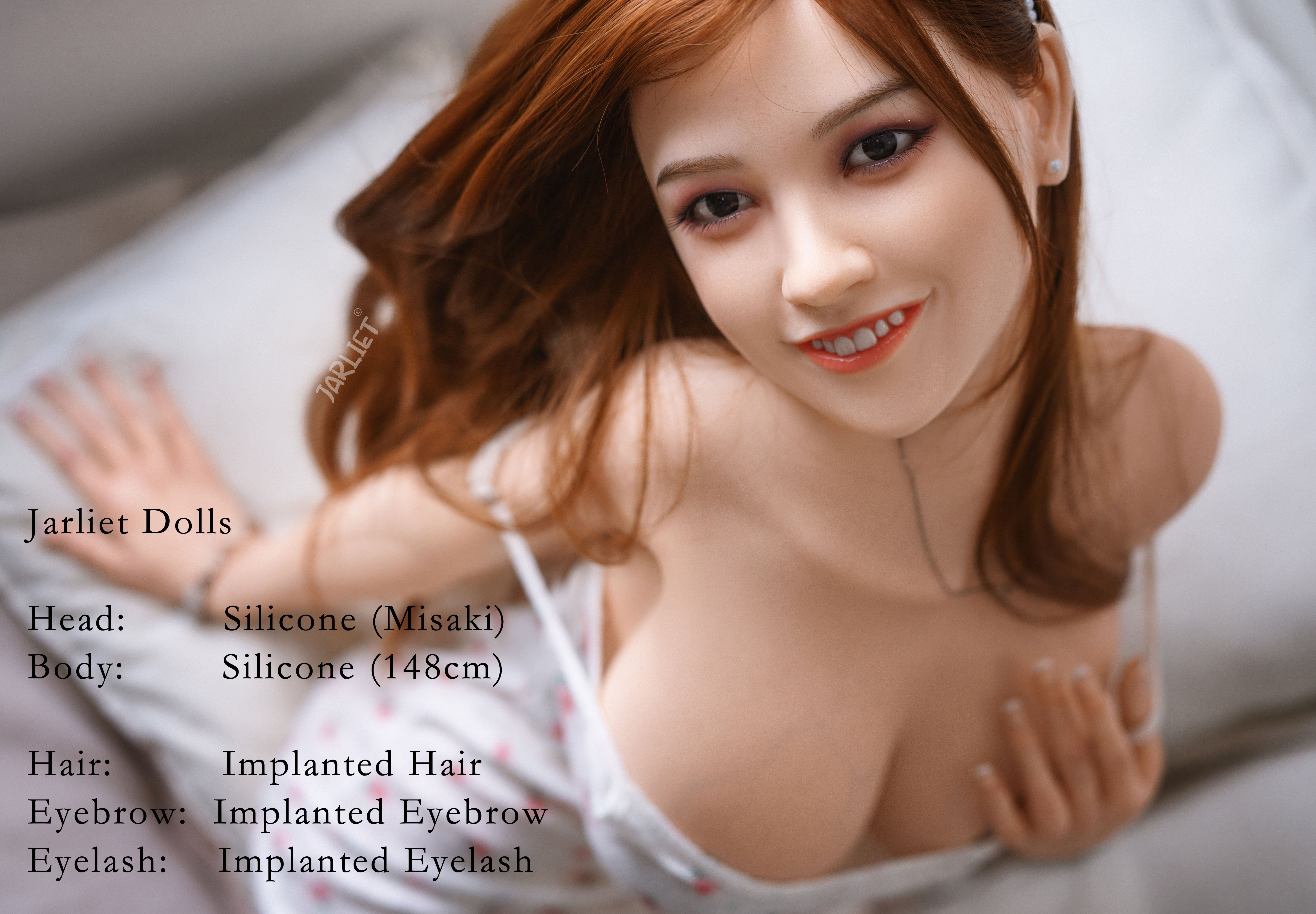 148cm/4ft8 G-cup Silicone Sex Doll – Nakira