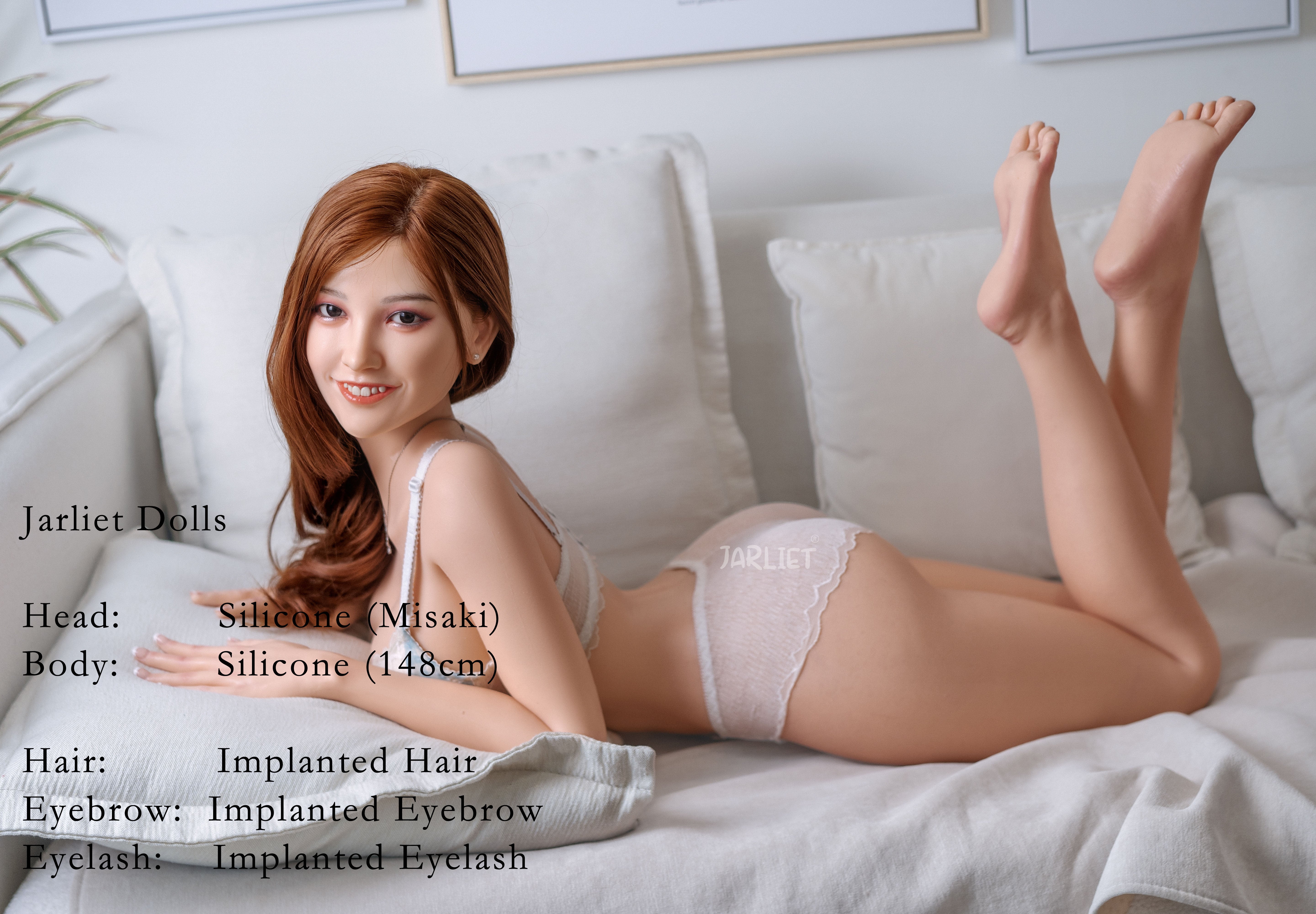 148cm/4ft8 G-cup Silicone Sex Doll – Nakira