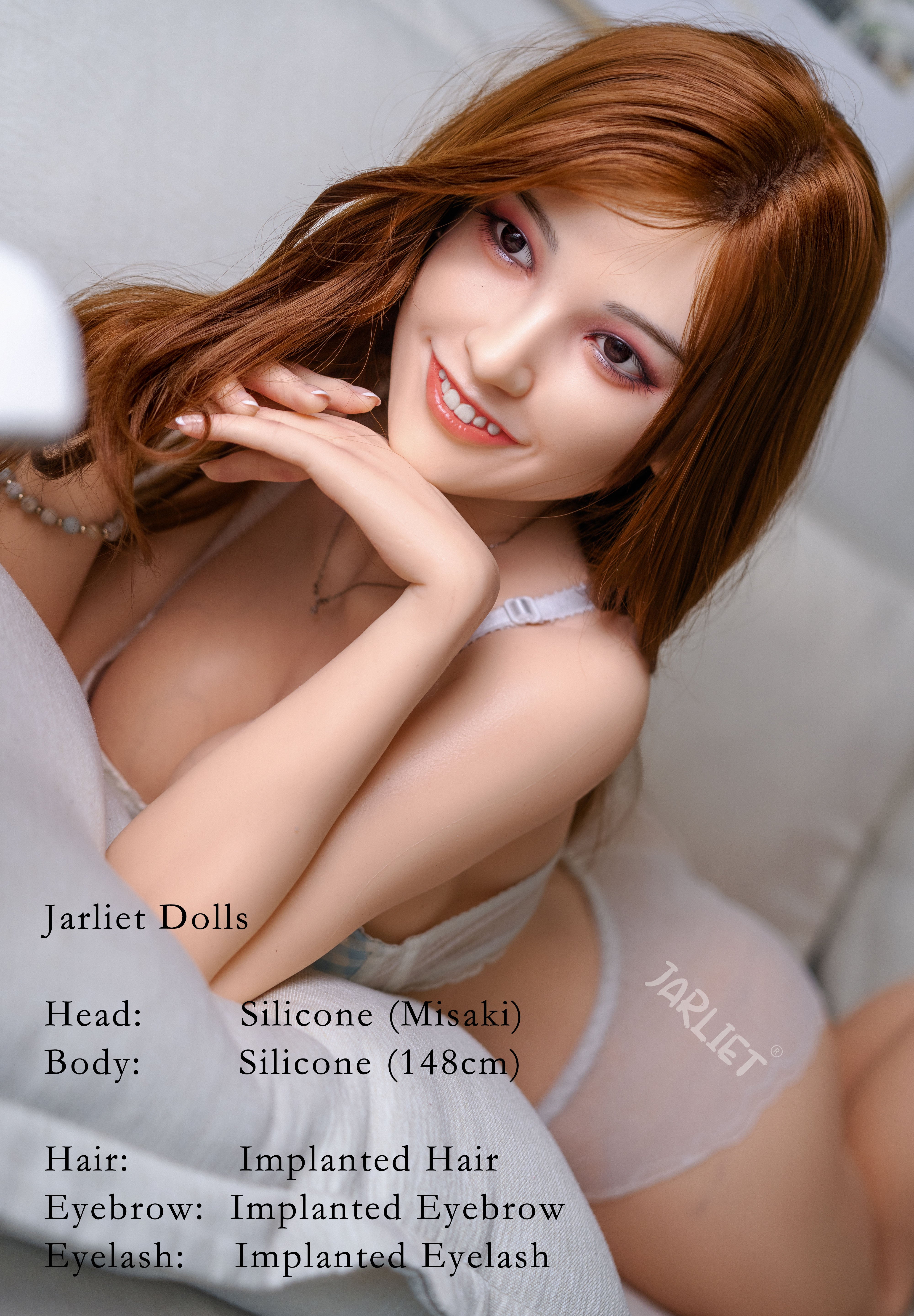 148cm/4ft8 G-cup Silicone Sex Doll – Nakira
