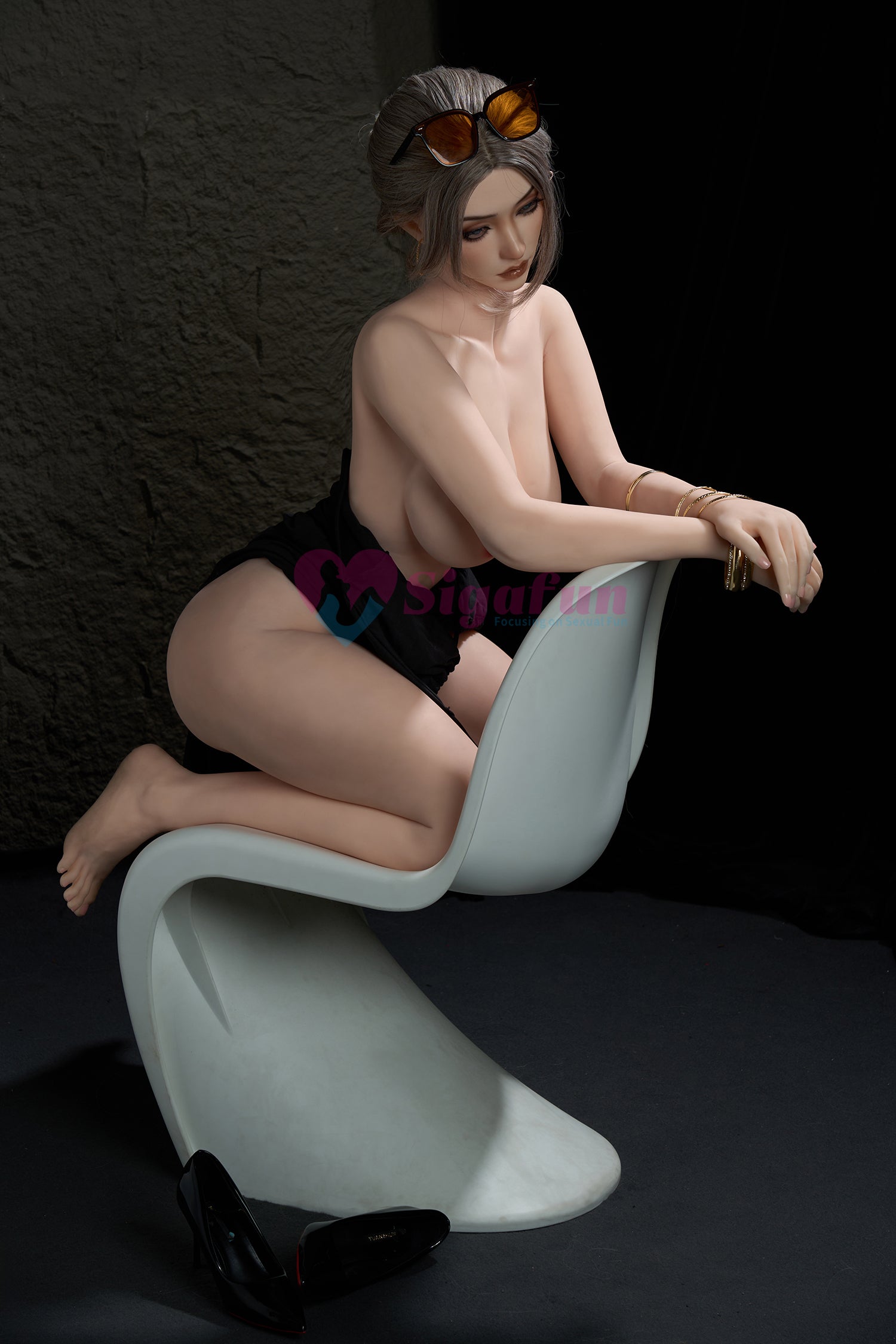 164cm/5ft3 H-cup Silicone Head TPE Body Sex Doll – Harmony