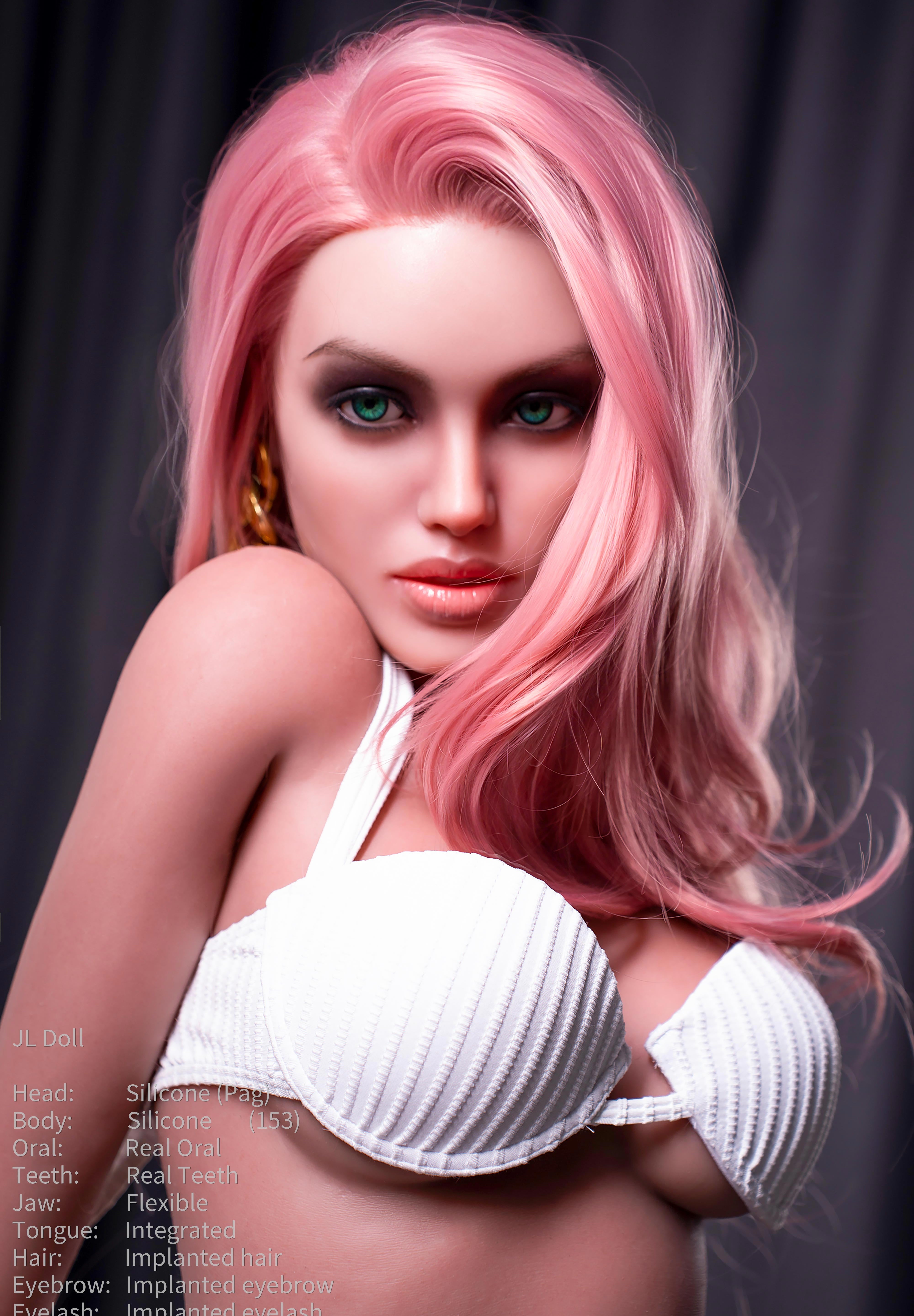 153cm/5ft1 D-cup Silicone Sex Doll – Rhea