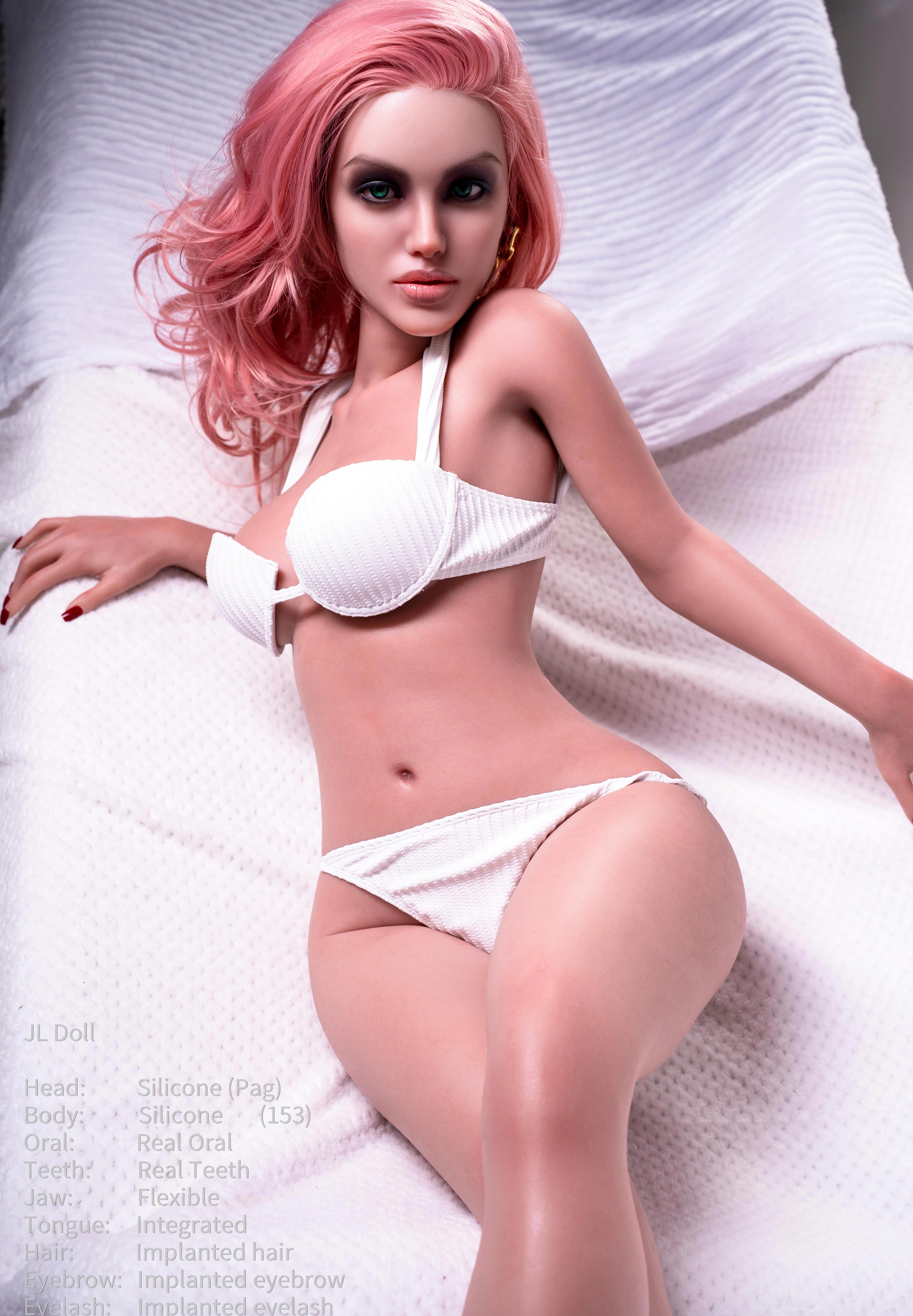 153cm/5ft1 D-cup Silicone Sex Doll – Rhea