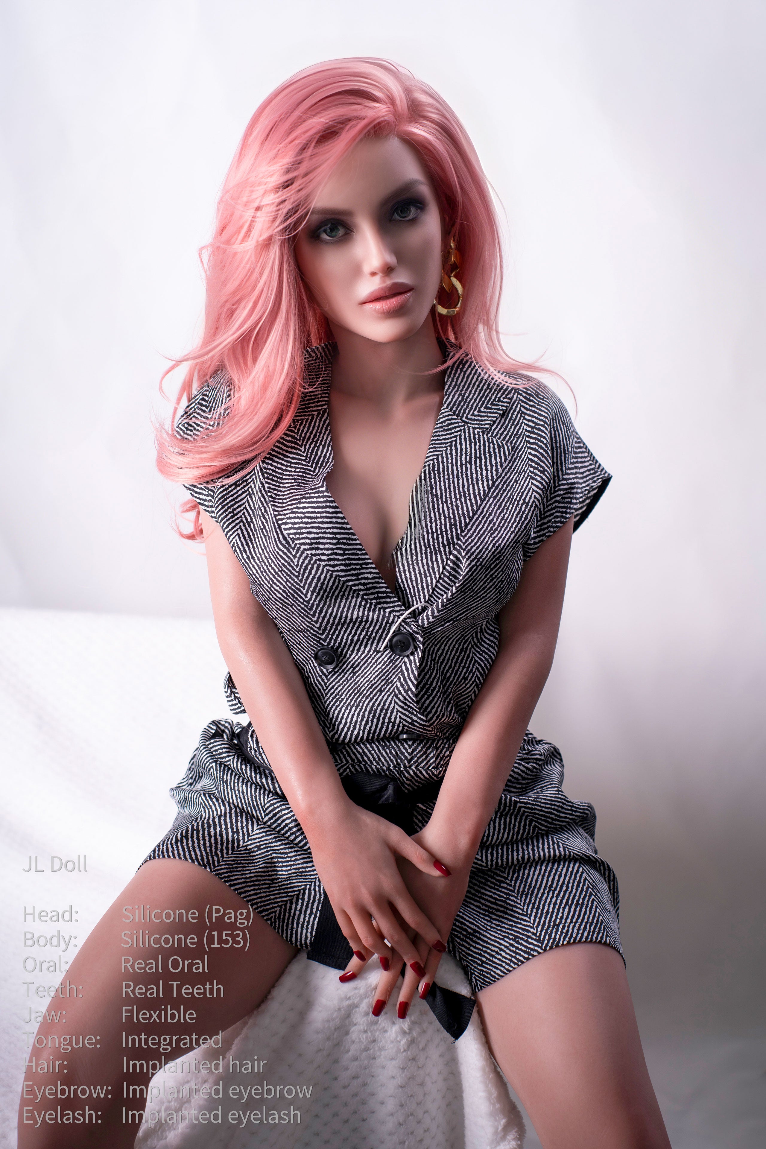 153cm/5ft1 D-cup Silicone Sex Doll – Faye