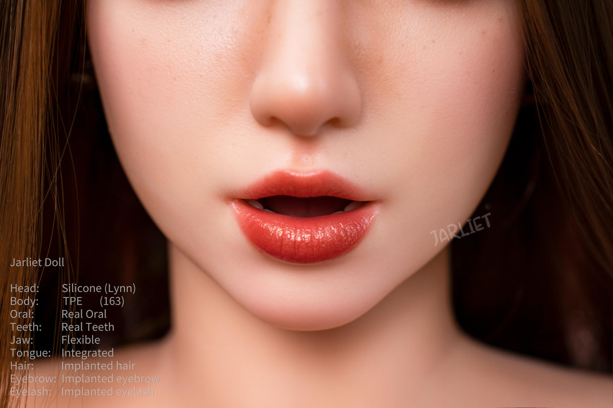 163cm/5ft3 E-cup Silicone Head TPE Body Sex Doll – Kallie