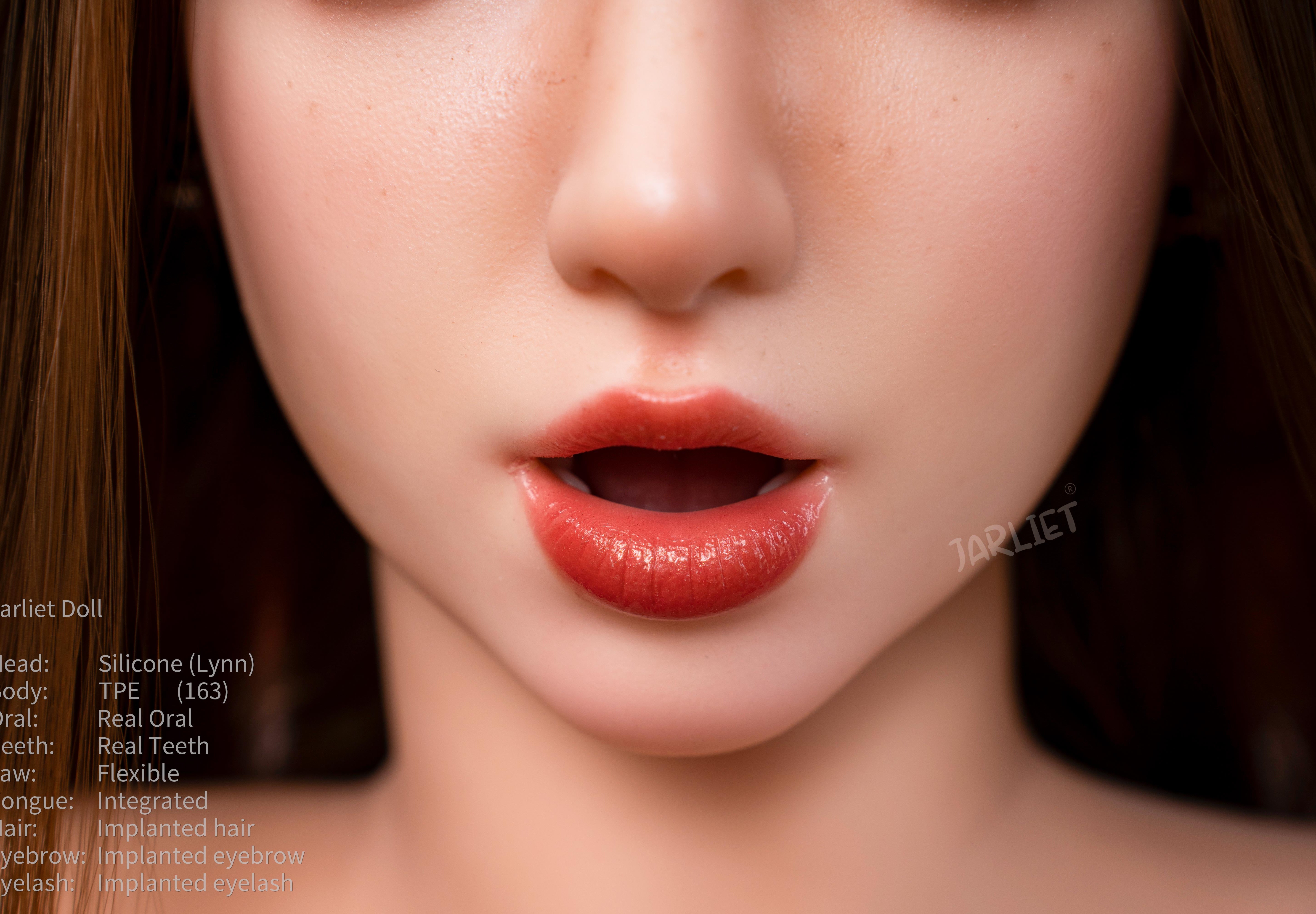 163cm/5ft3 E-cup Silicone Head TPE Body Sex Doll – Kallie