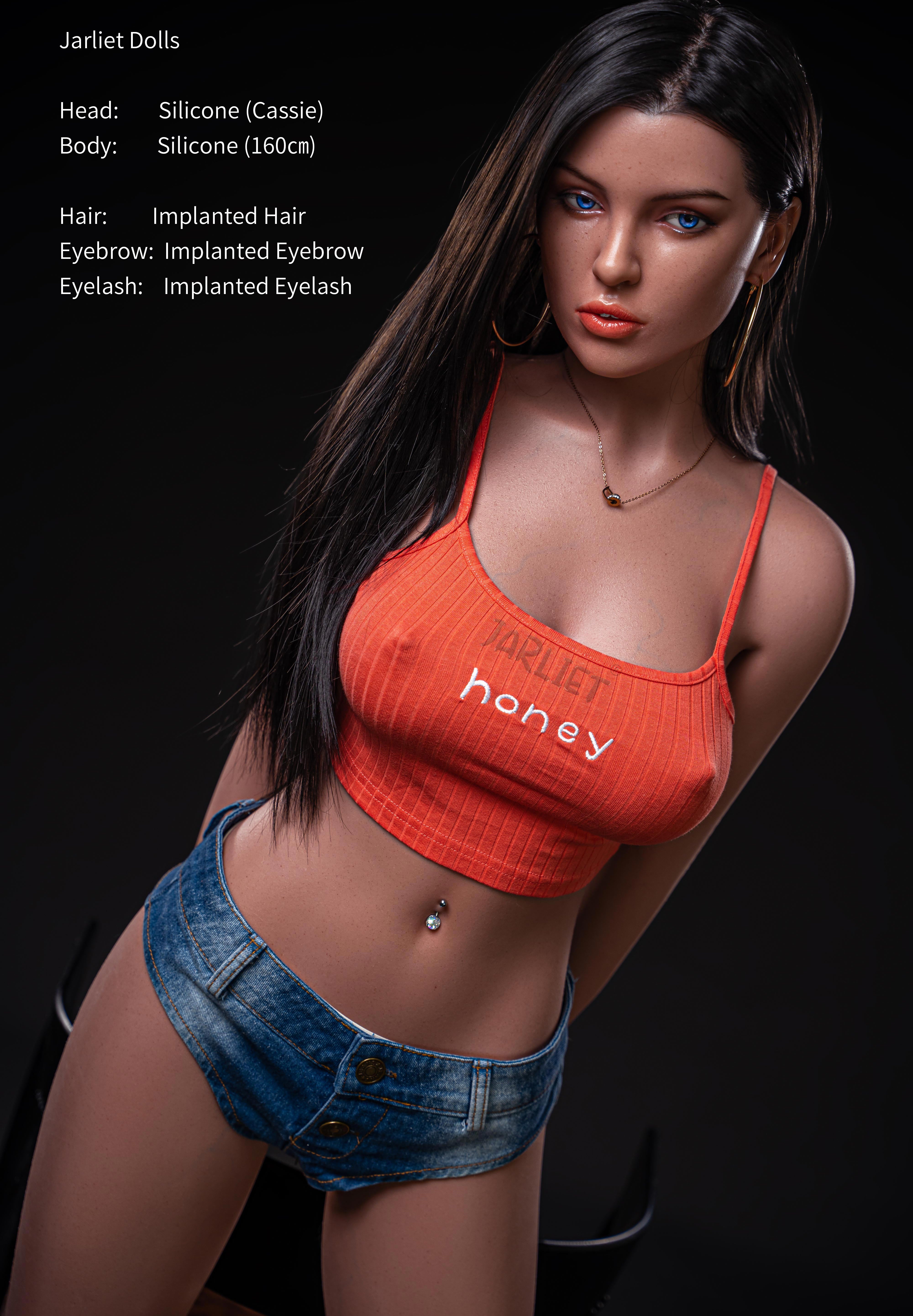 160cm/5ft3 F-cup Silicone Sex Doll – Kissy