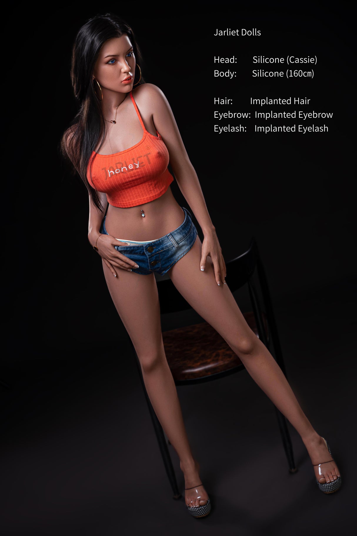 160cm/5ft3 F-cup Silicone Sex Doll – Kissy