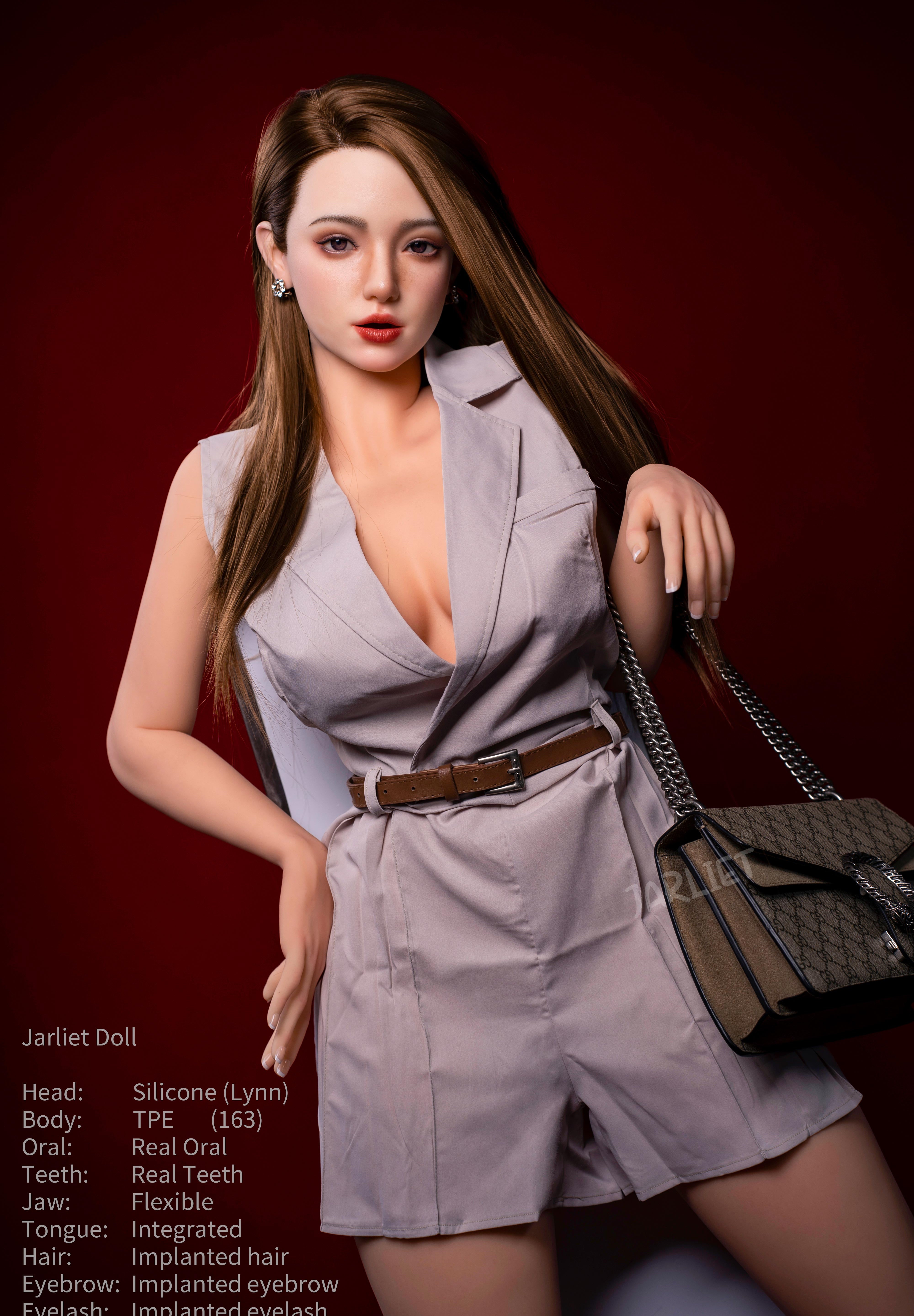 163cm/5ft3 E-cup Silicone Head TPE Body Sex Doll – Kallie