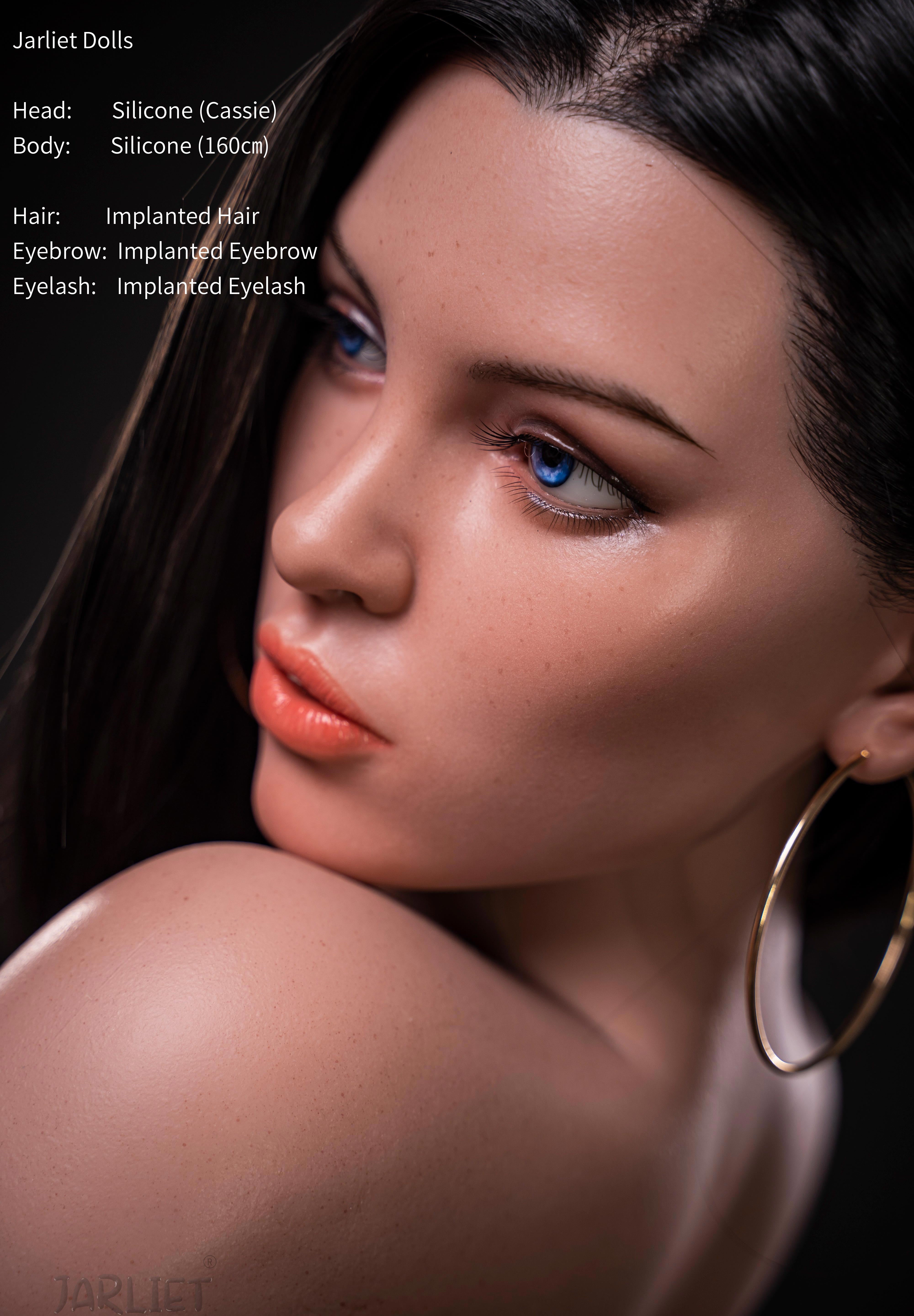 160cm/5ft3 F-cup Silicone Sex Doll – Kissy