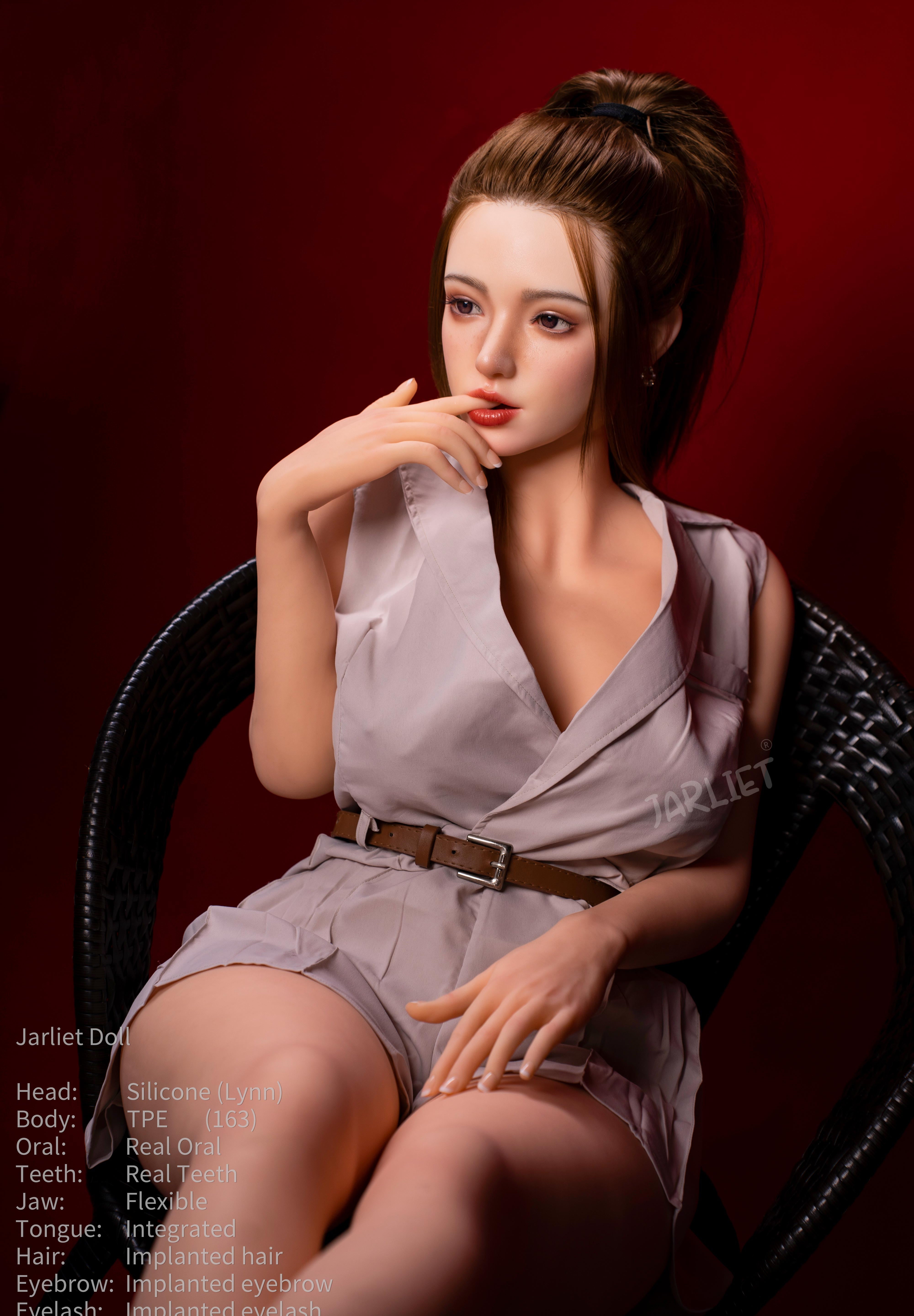 163cm/5ft3 E-cup Silicone Head TPE Body Sex Doll – Kallie
