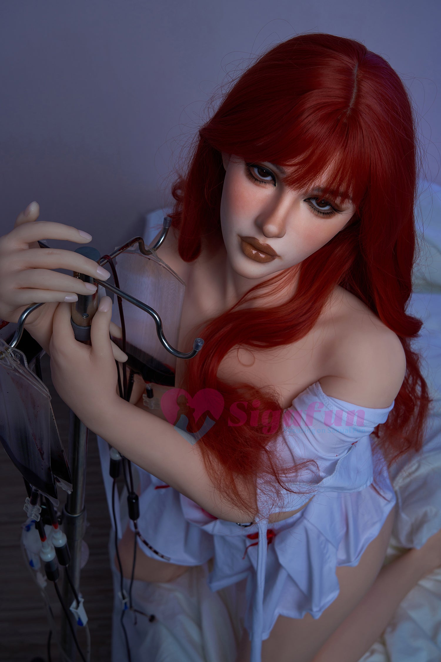 164cm/5ft3 H-cup Silicone Head TPE Body Sex Doll – Esther