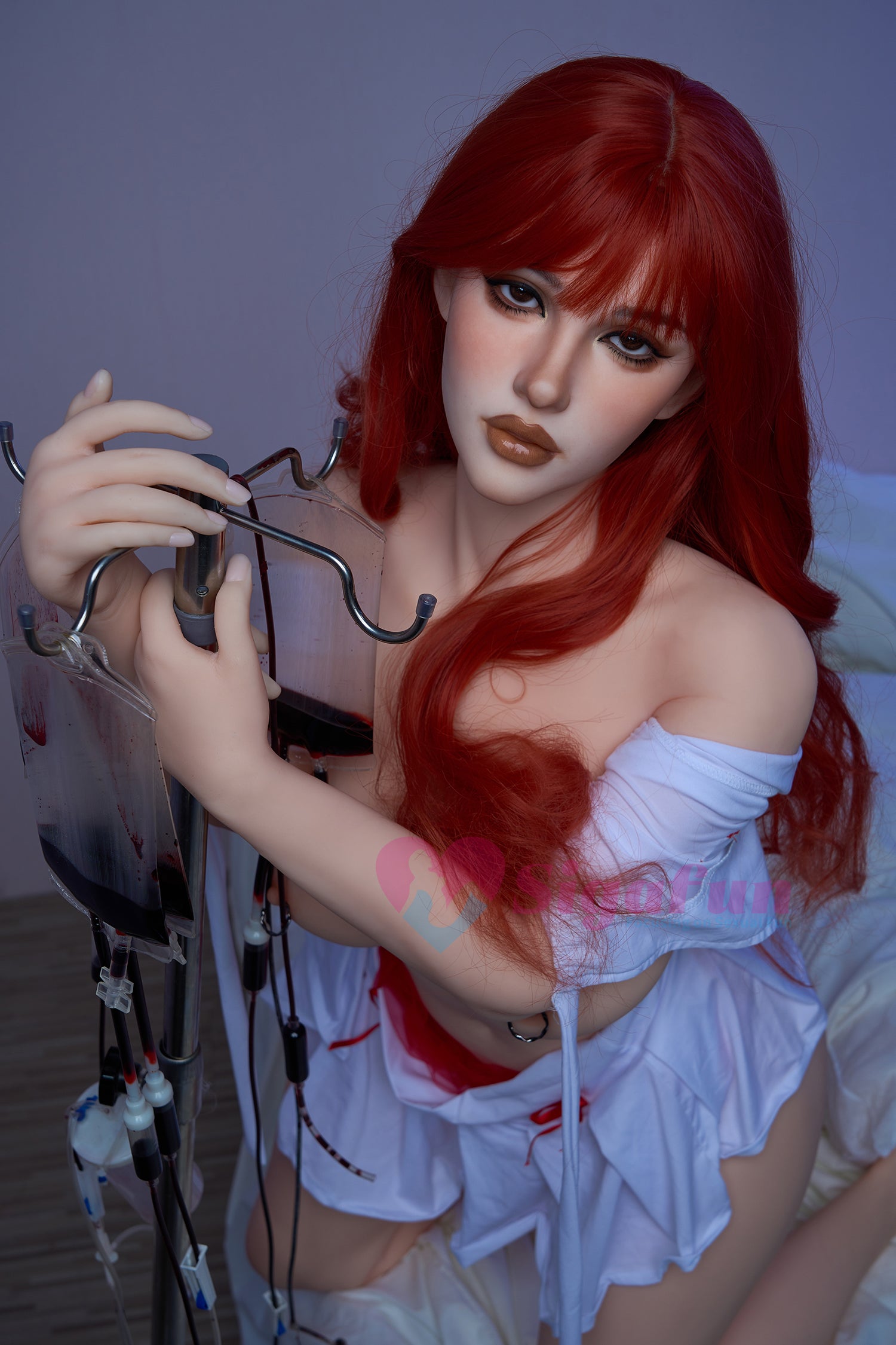 164cm/5ft3 H-cup Silicone Head TPE Body Sex Doll – Esther