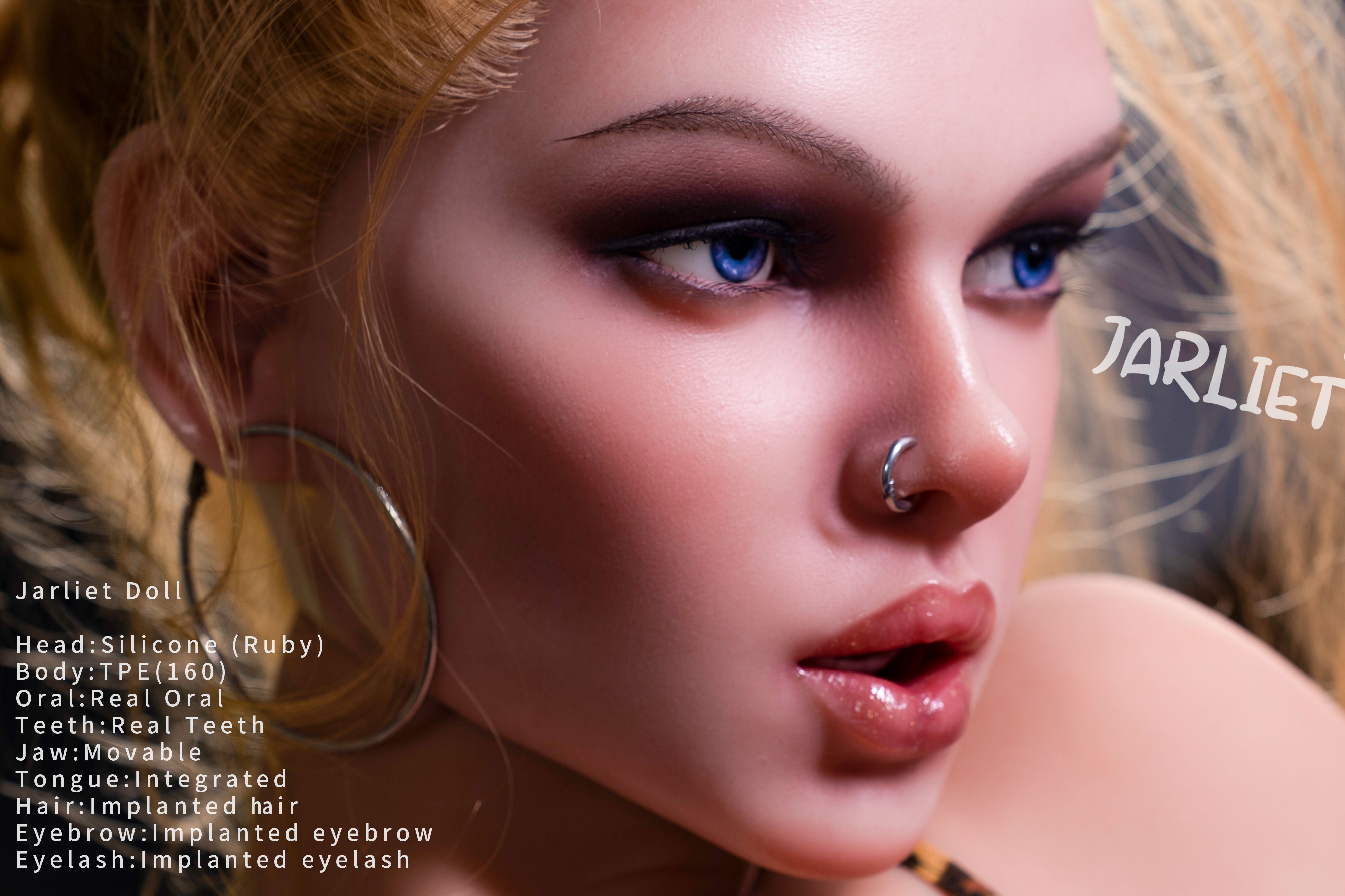 160cm/5ft2 E-cup Silicone Head TPE Body Sex Doll – Aurora