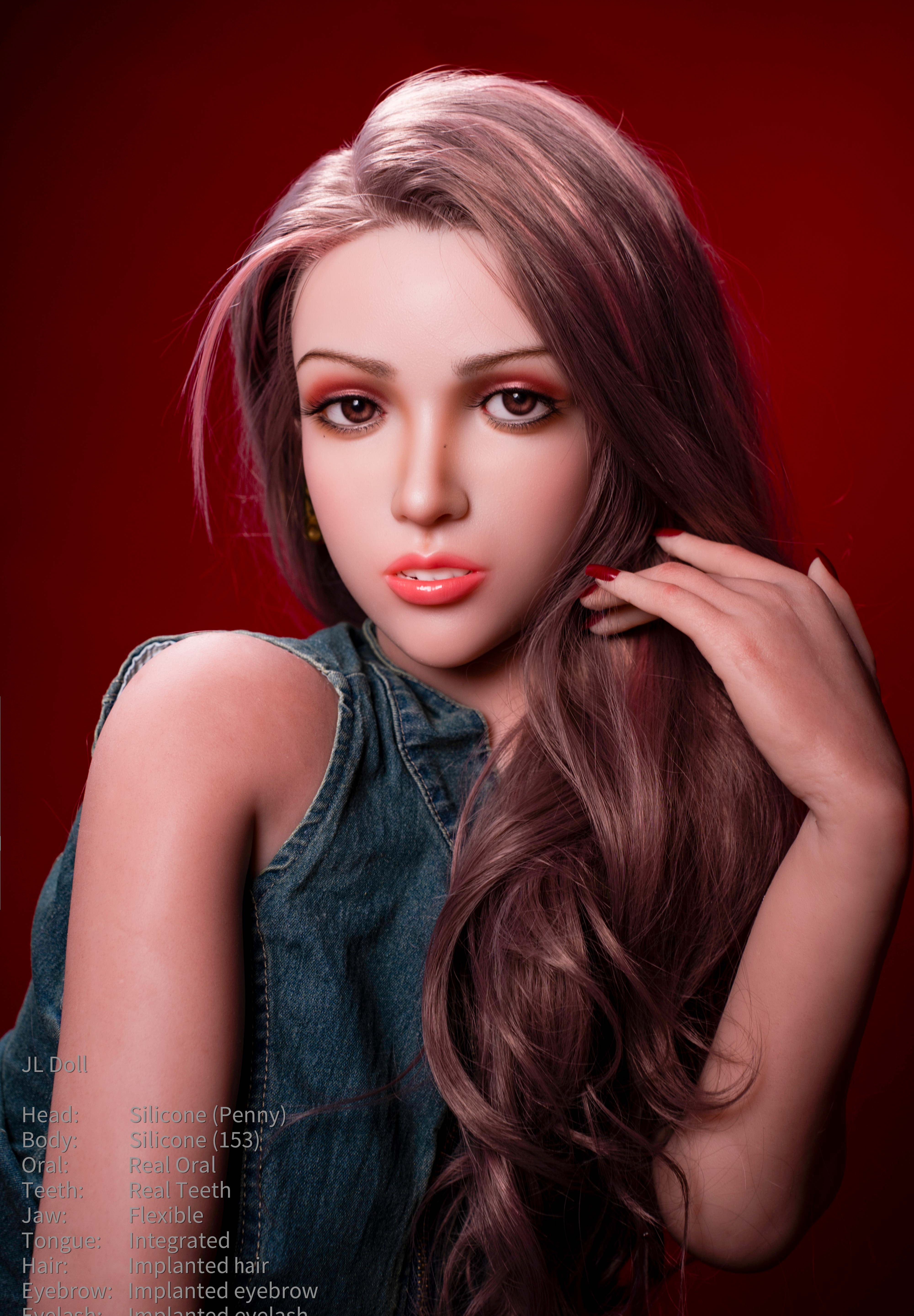 153cm/5ft1 D-cup Silicone Sex Doll – Mina
