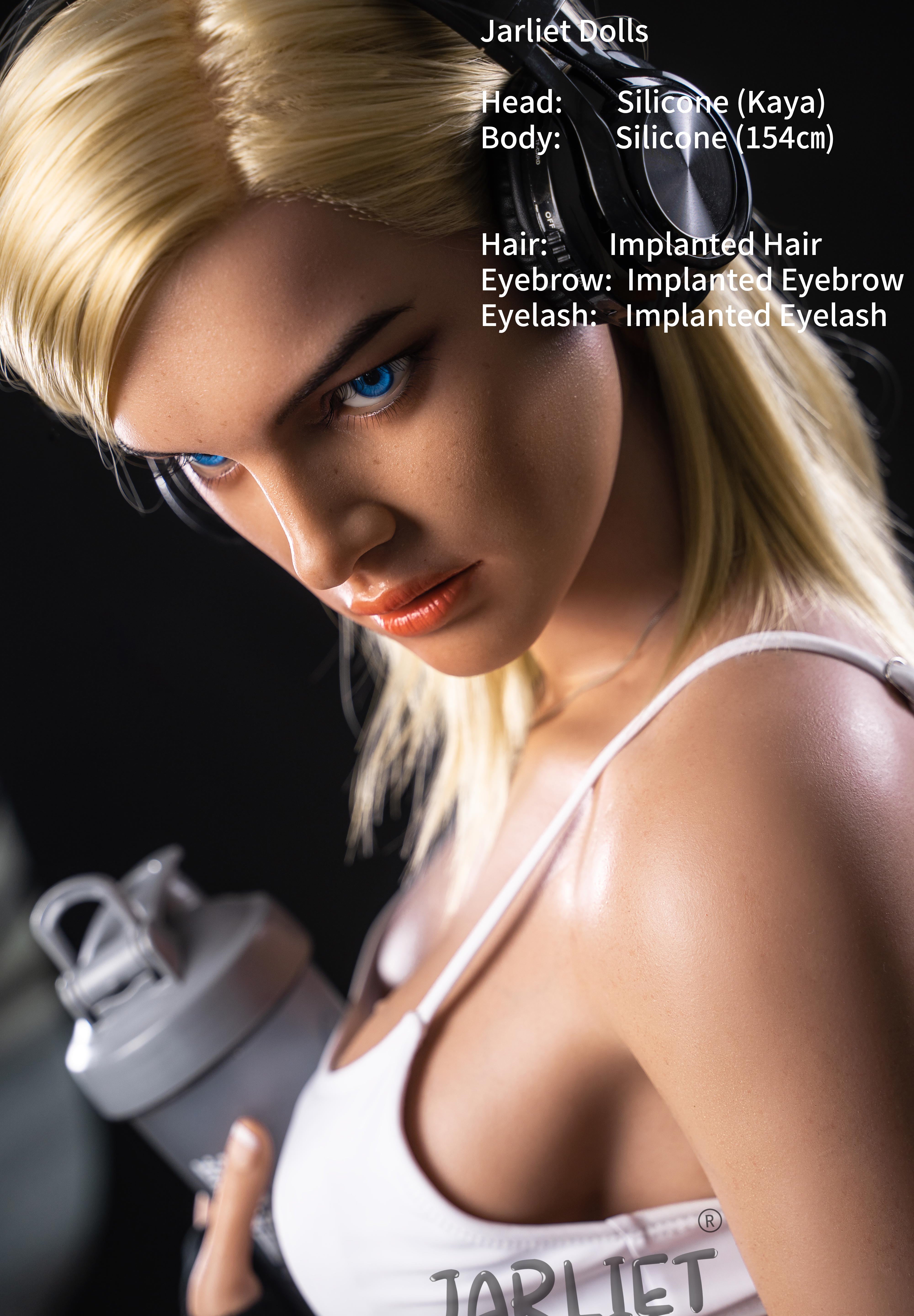 154 cm große Silikon-Sexdoll mit F-Körbchen – Vira