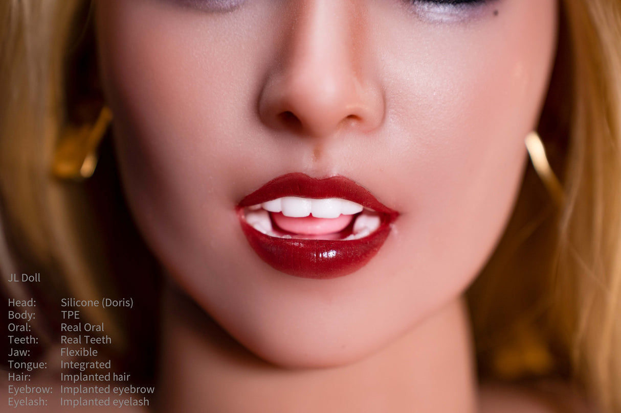 148cm/4ft9 E-cup Silicone Head TPE Body Sex Doll – Vivika
