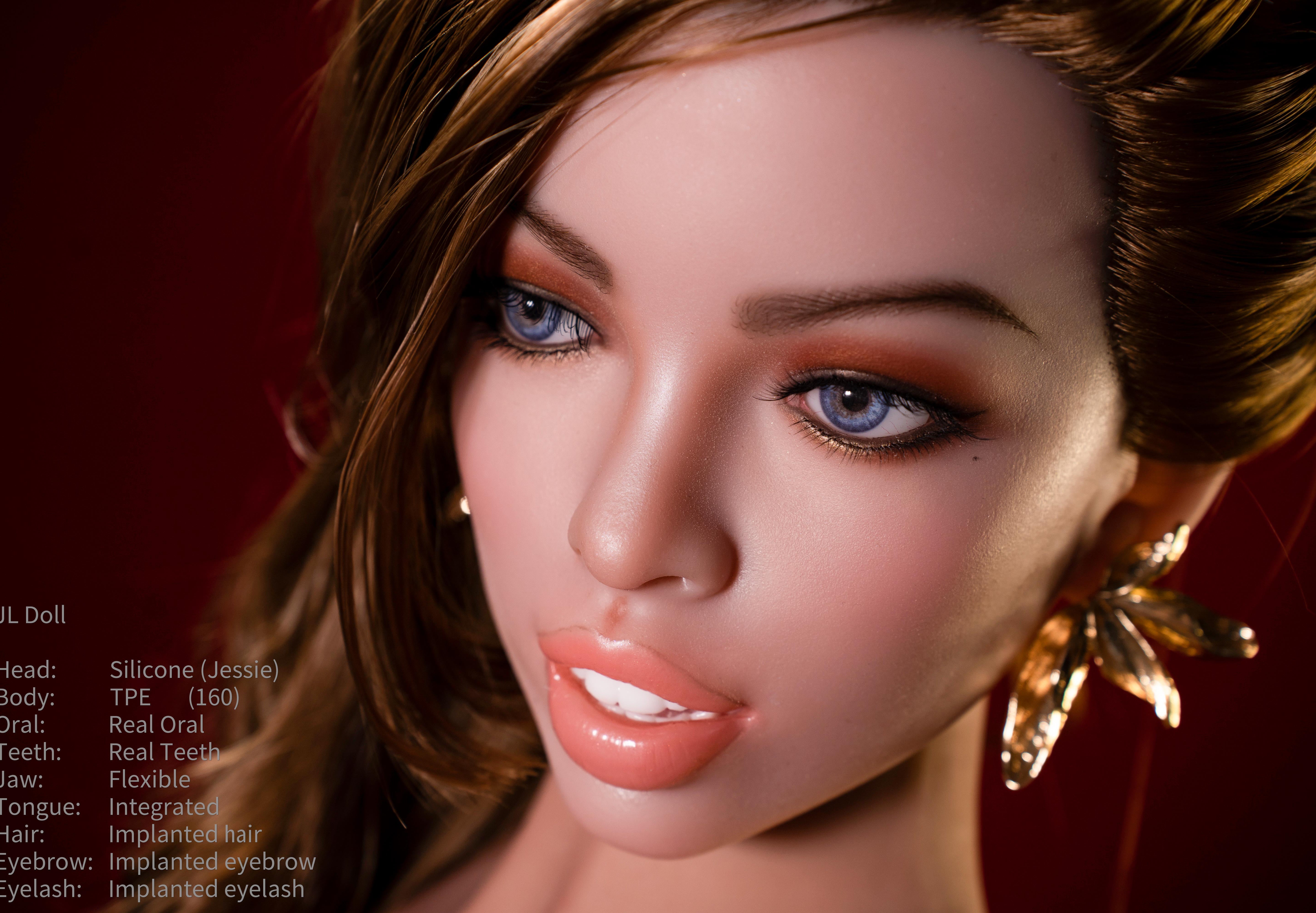 160cm/5ft2 E-cup Silicone Head TPE Body Sex Doll – Kenna