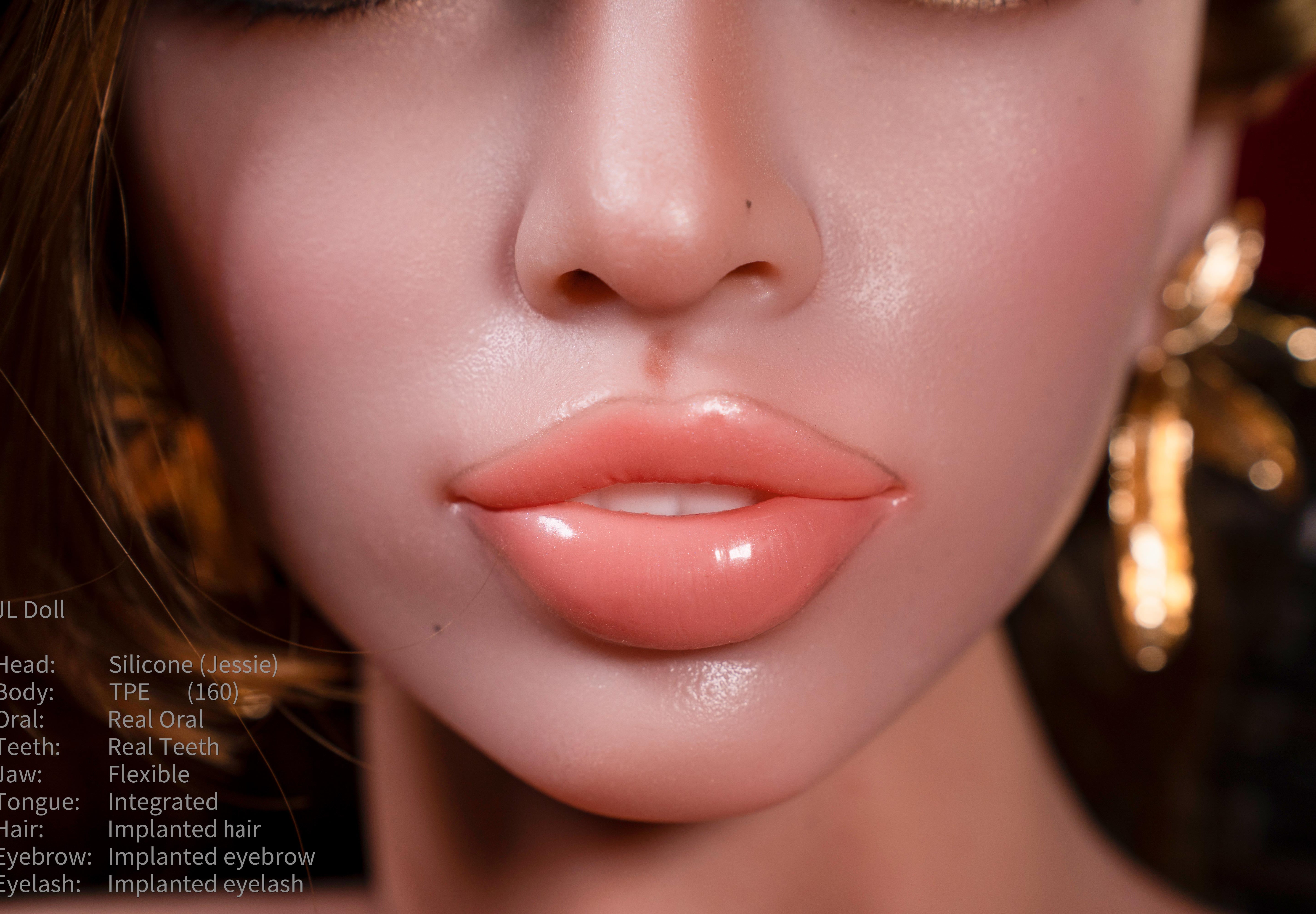 160cm/5ft2 E-cup Silicone Head TPE Body Sex Doll – Kenna