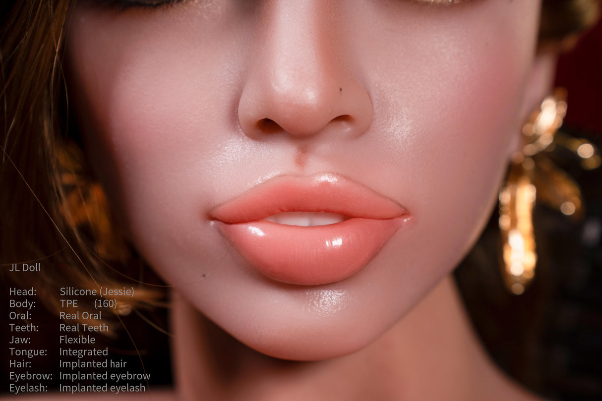 160cm/5ft2 E-cup Silicone Head TPE Body Sex Doll – Kenna