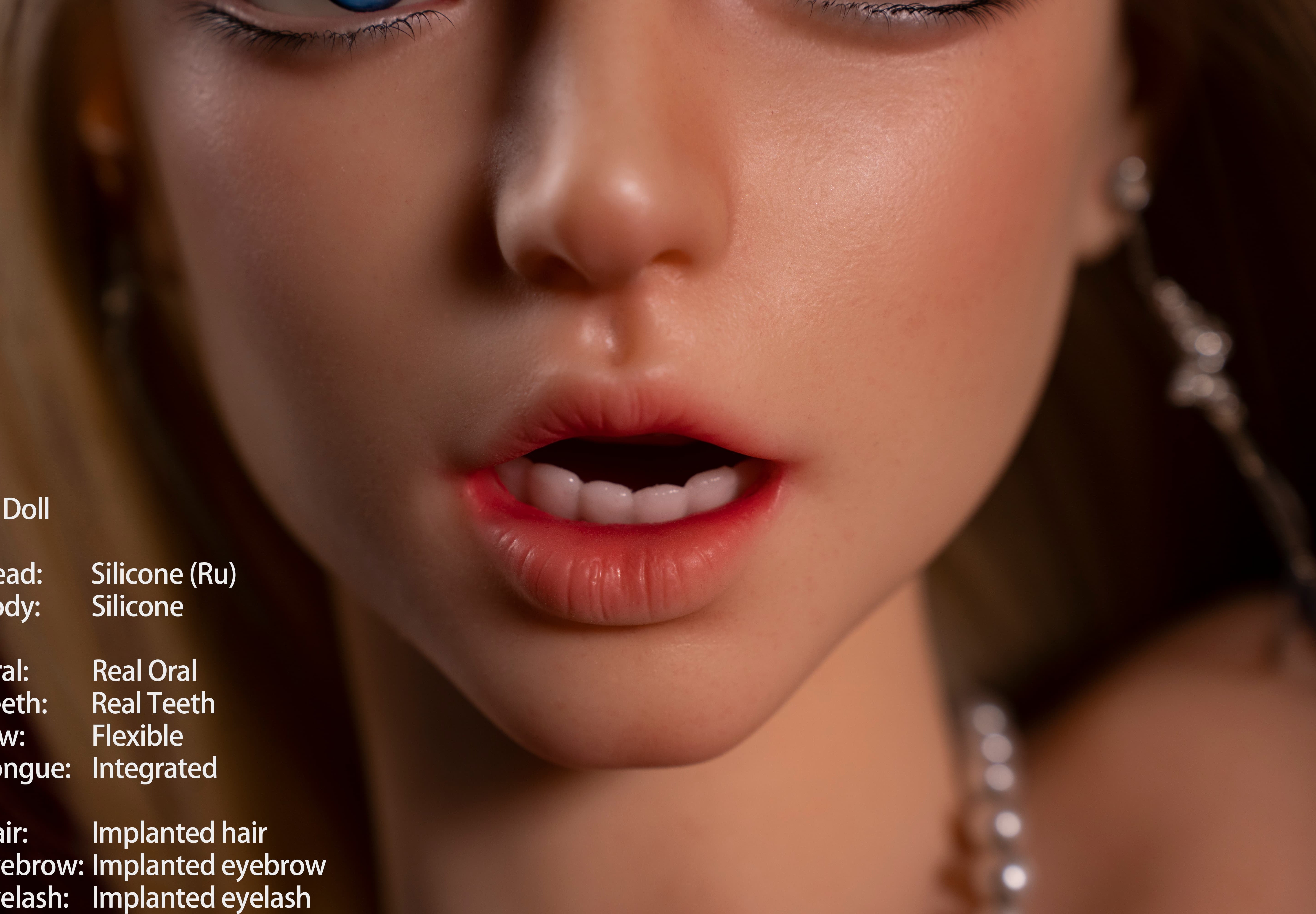 148cm/4ft8 F-cup Silicone Sex Doll – Melia