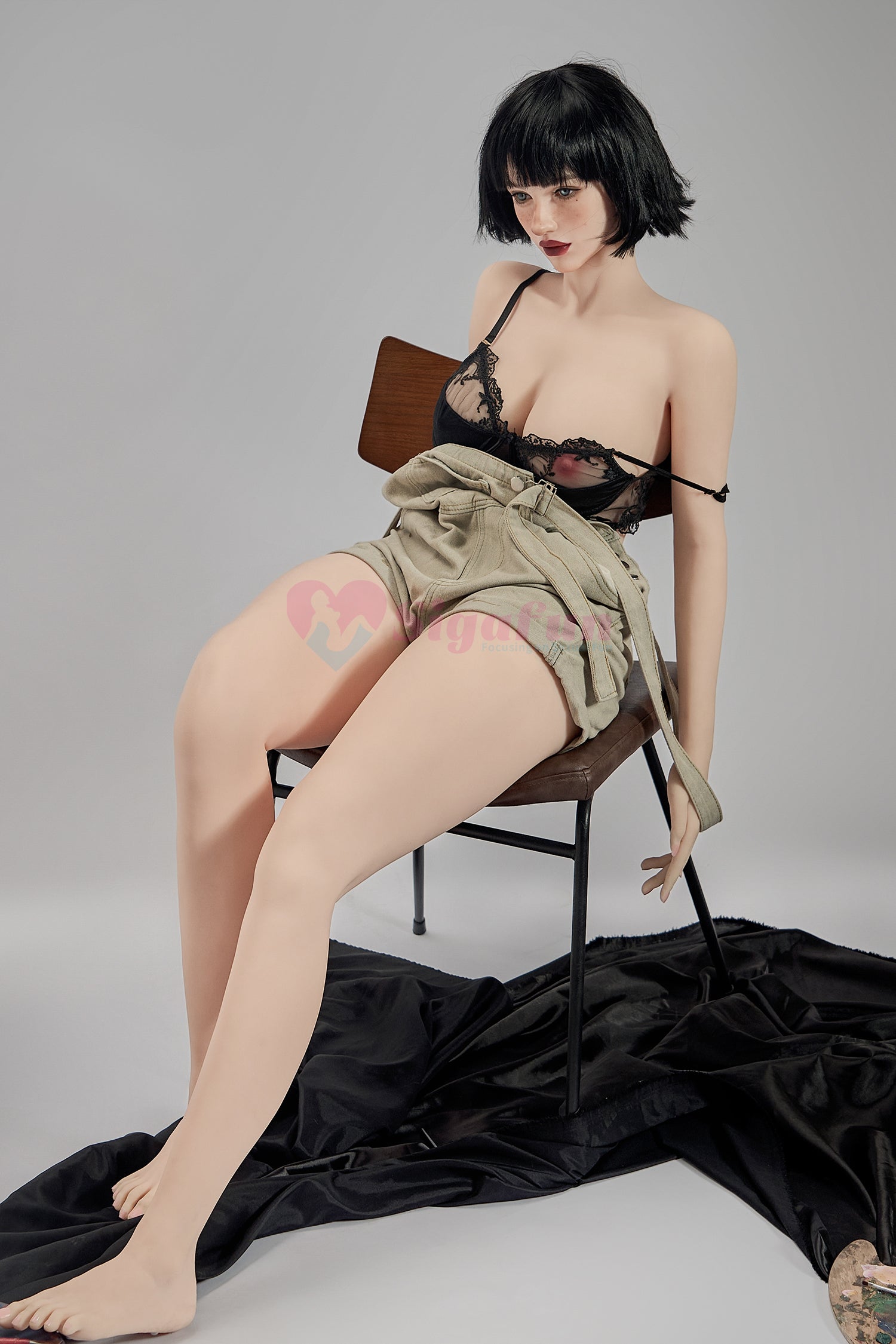 164cm/5ft3 H-cup Silicone Head TPE Body Sex Doll – Laila