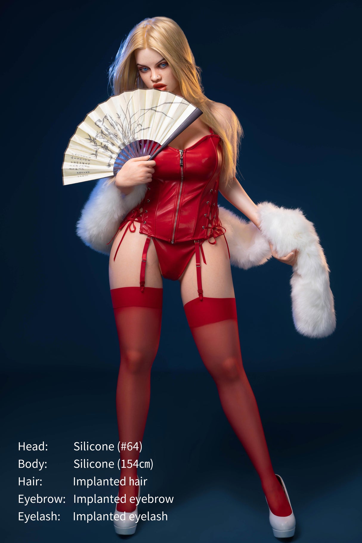 154cm/5ft1 F-cup Silicone Sex Doll – Hunni