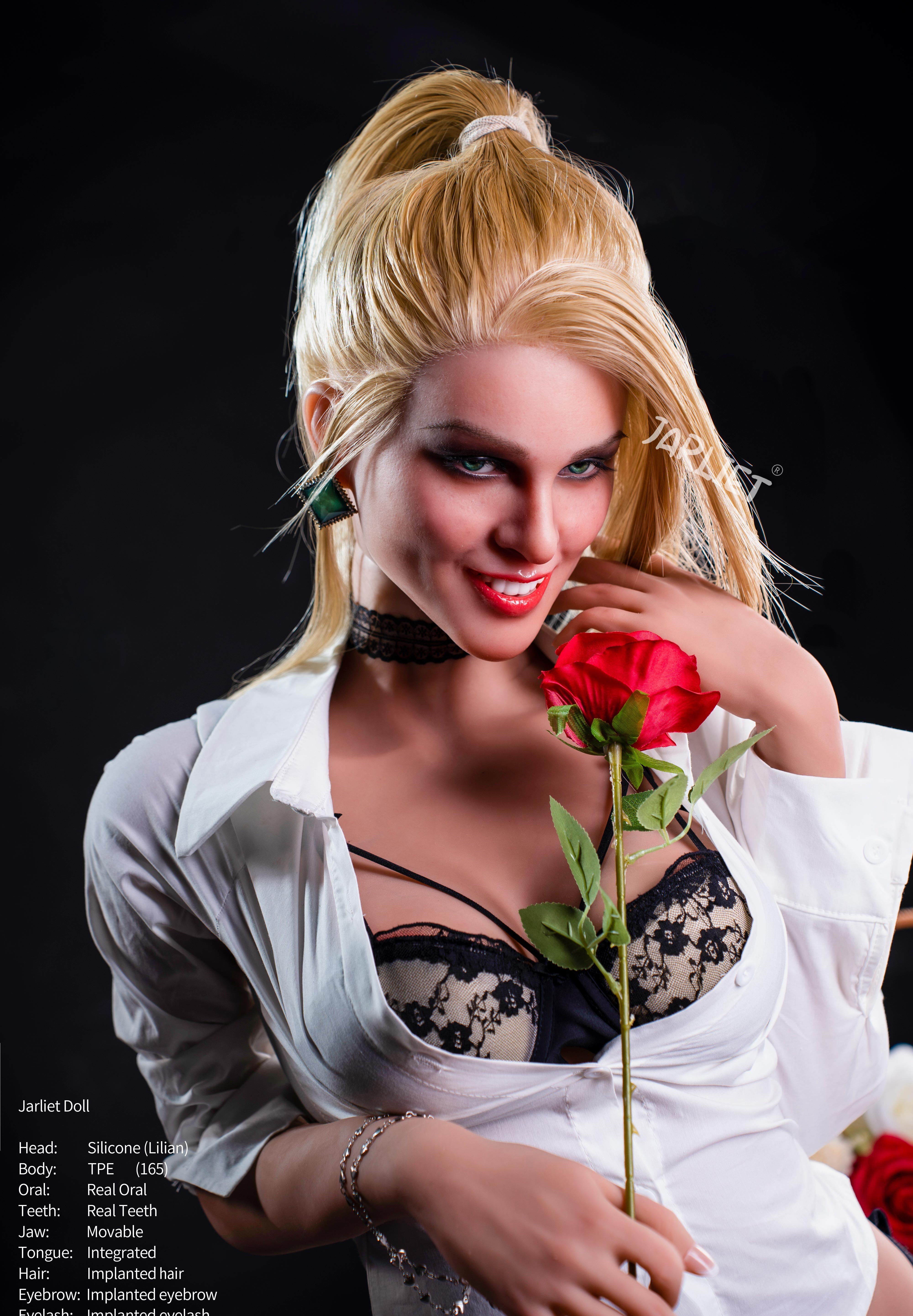 165cm/5ft4 D-cup Silicone Head TPE Body Sex Doll – Sahara