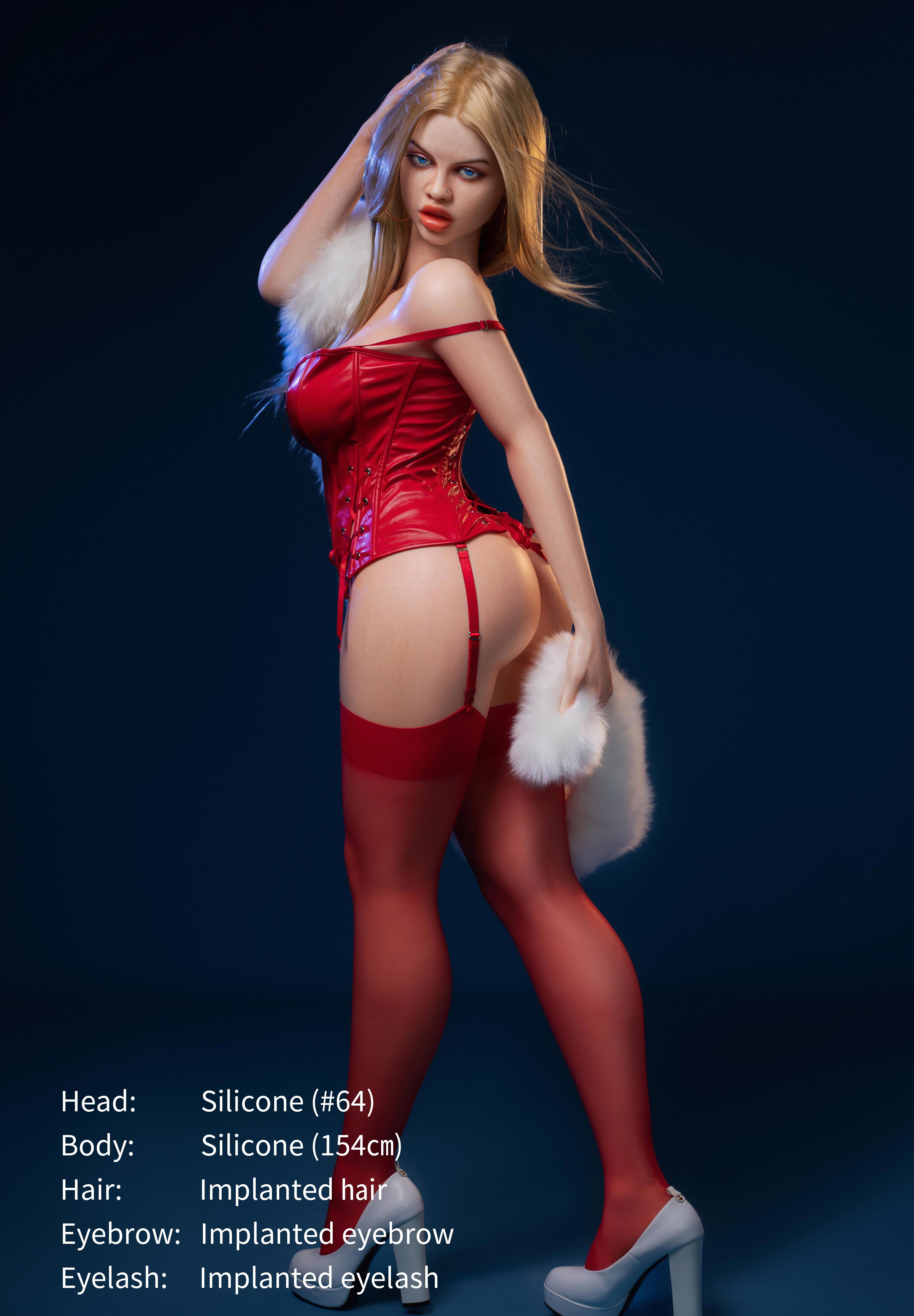 154cm/5ft1 F-cup Silicone Sex Doll – Hunni
