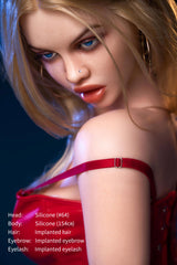 154cm/5ft1 F-cup Silicone Sex Doll – Hunni