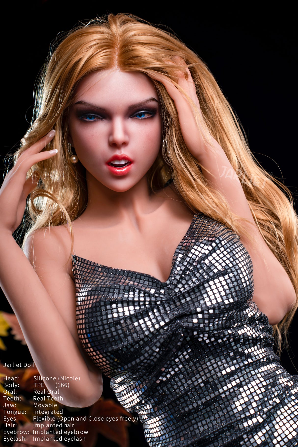 166cm/5ft4 D-cup Silicone Head TPE Body Sex Doll – Kalina