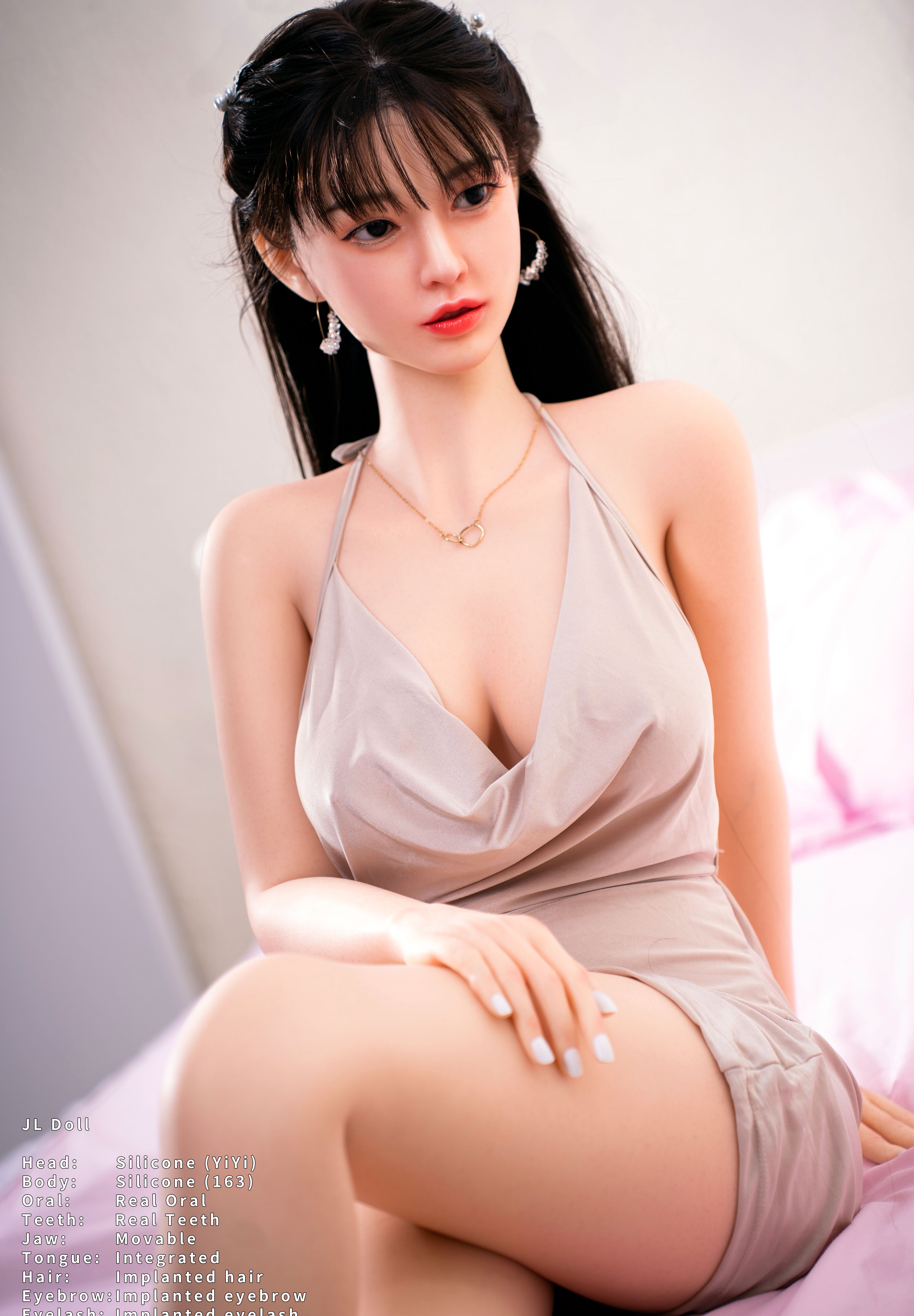 身長163cm/5フィート4インチ、Fカップのシリコン製セックスドール – ヴェラ