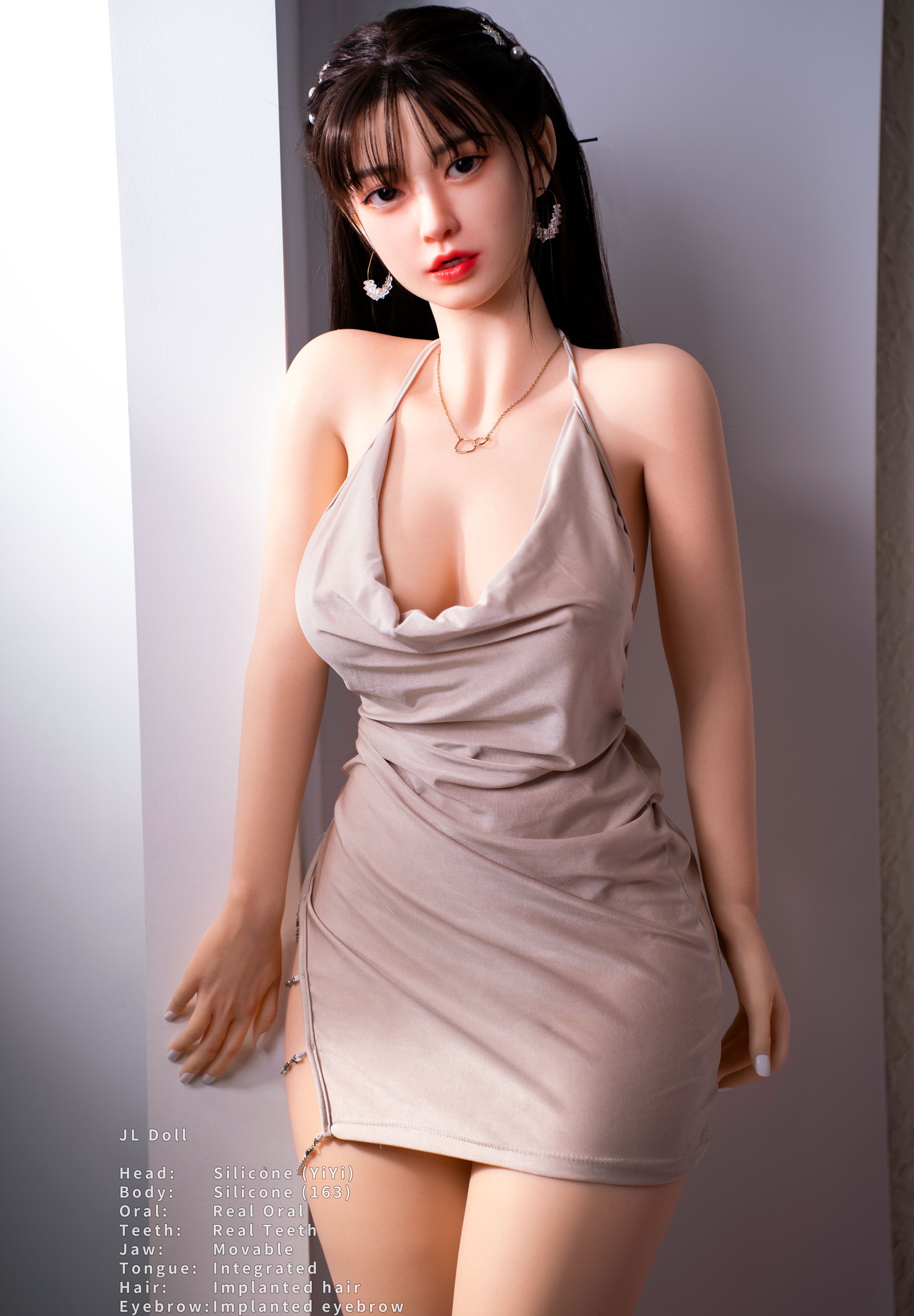 身長163cm/5フィート4インチ、Fカップのシリコン製セックスドール – ヴェラ