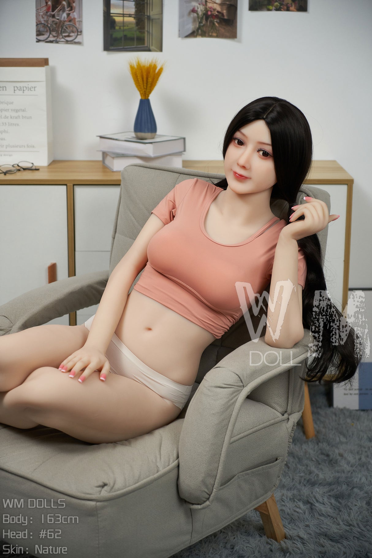 163cm/5ft4 D-cup S-TPE Sex Doll – Angelica