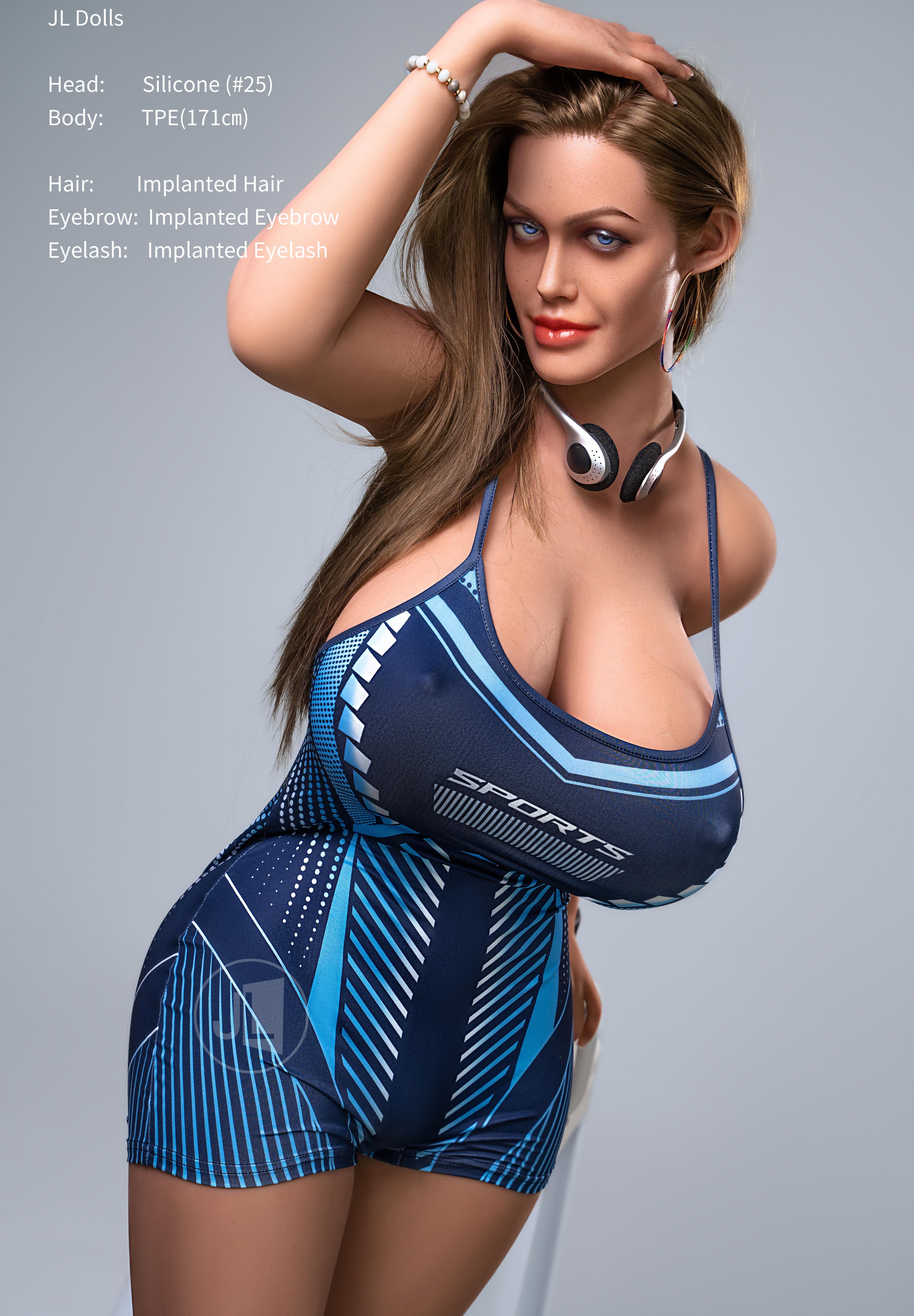171cm/5ft6 K-cup Silicone Head TPE Body Sex Doll – Dania