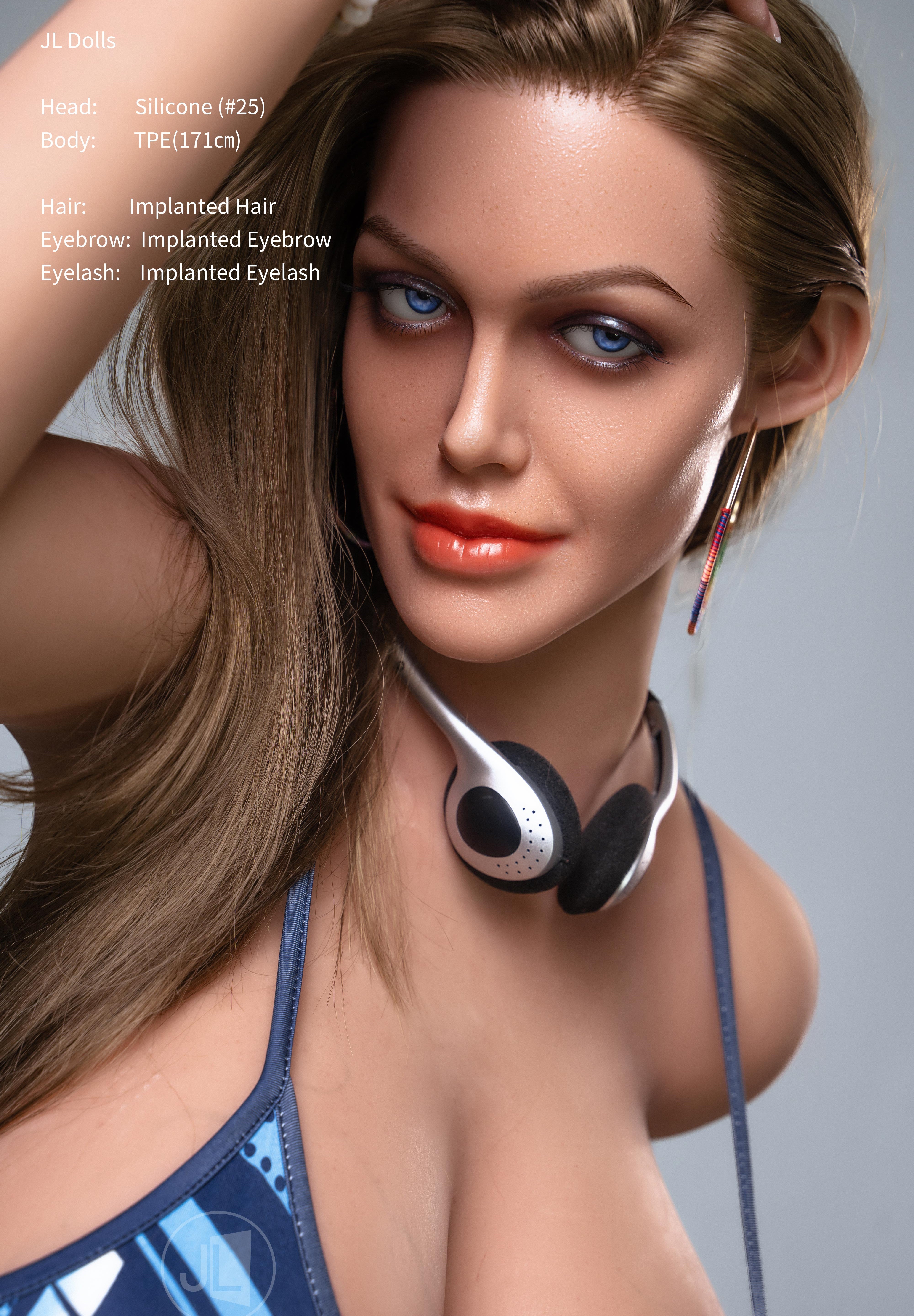 171cm/5ft6 K-cup Silicone Head TPE Body Sex Doll – Dania