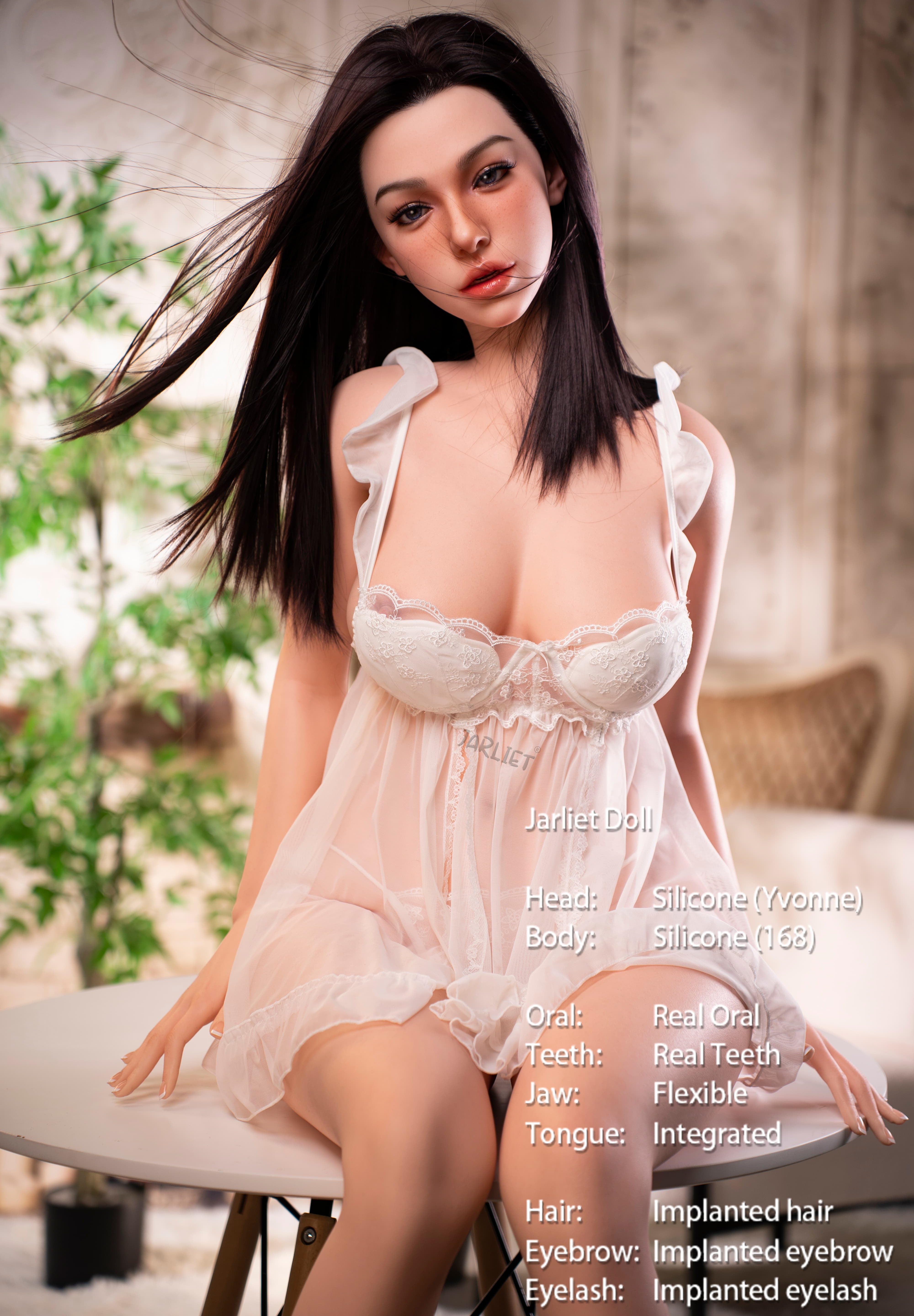 168cm/5ft6 D-cup Silicone Sex Doll – Yvonne