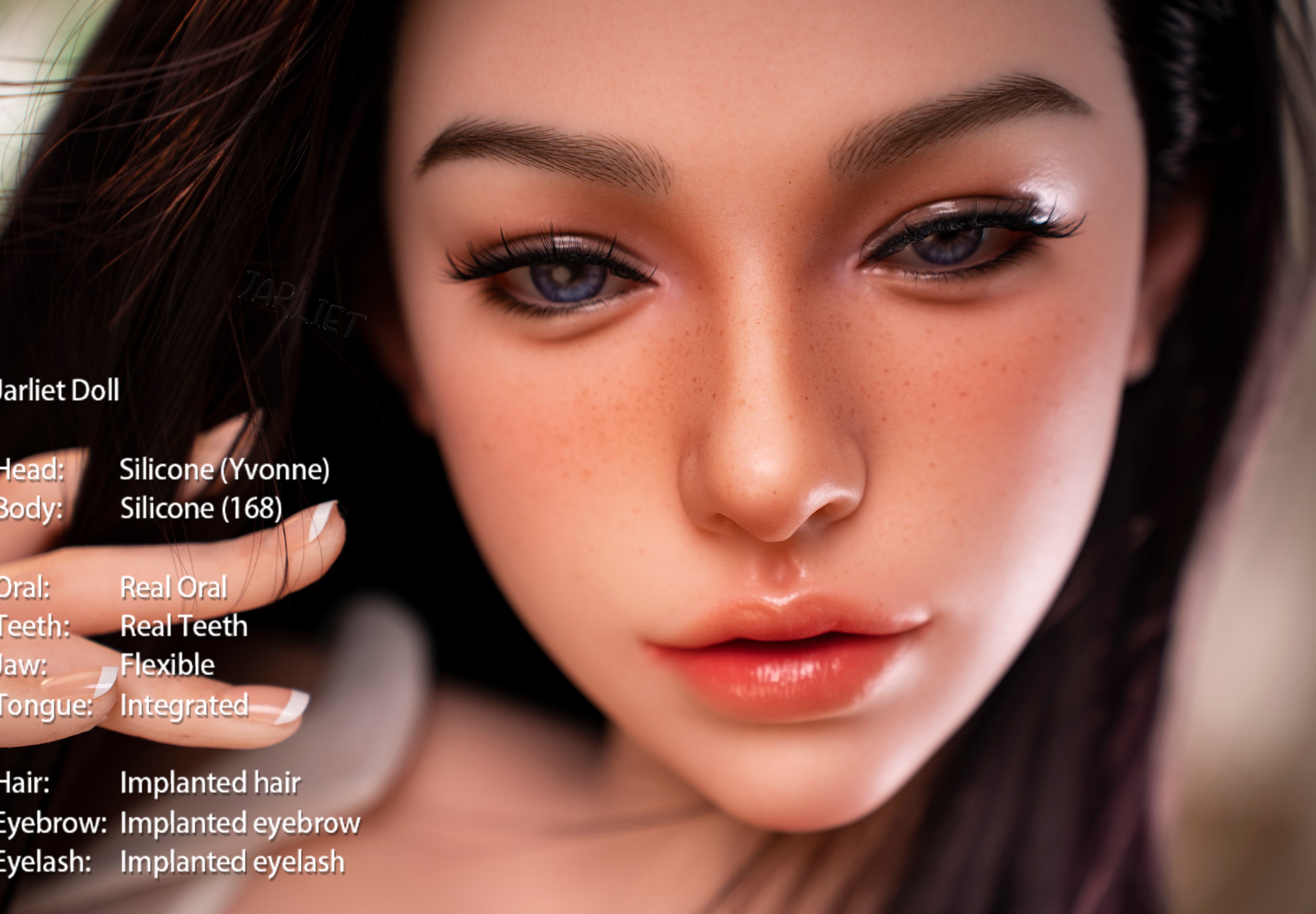 168cm/5ft6 D-cup Silicone Sex Doll – Yvonne