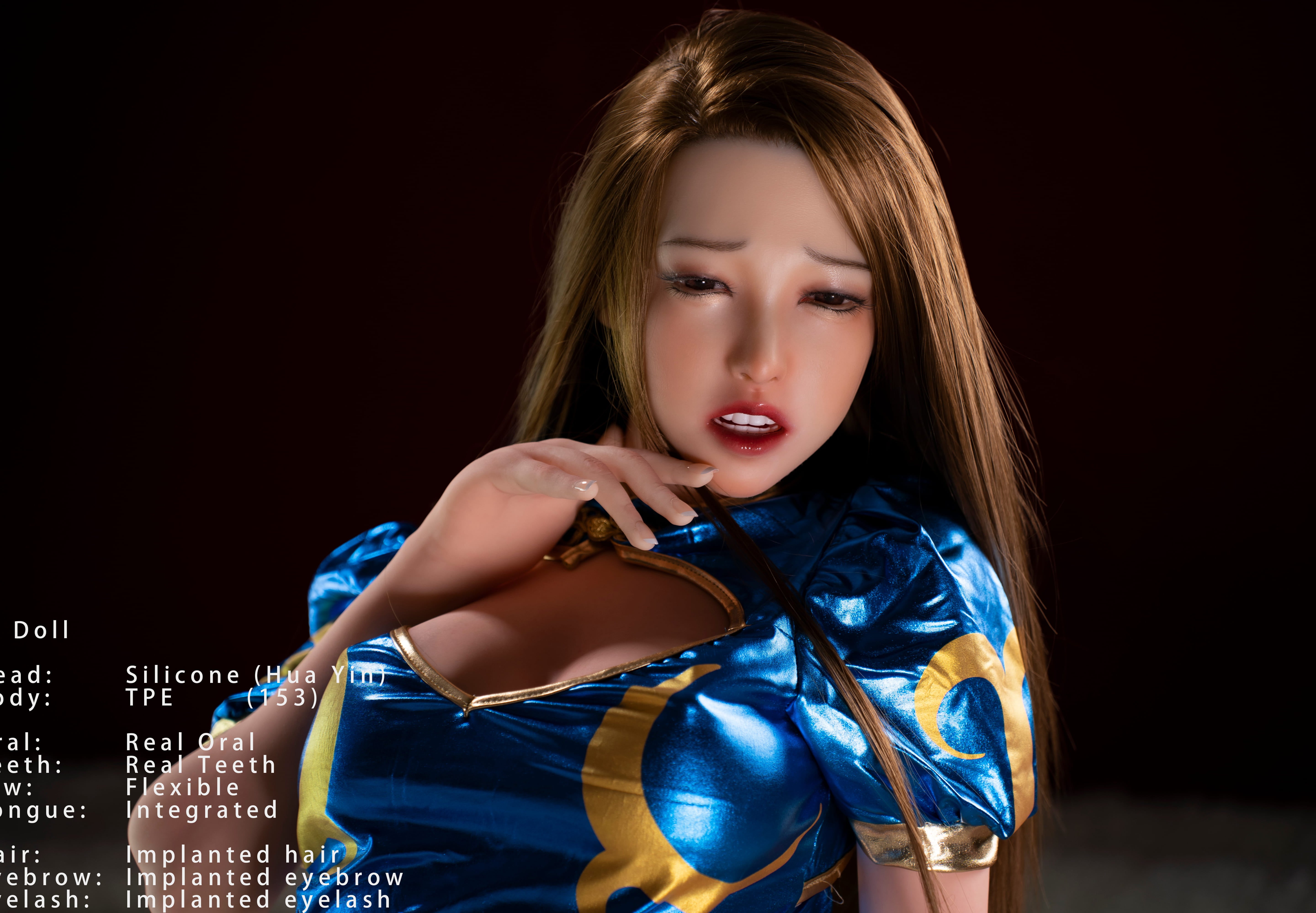 153cm/5ft E-cup Silicone Head TPE Body Sex Doll – Selyna