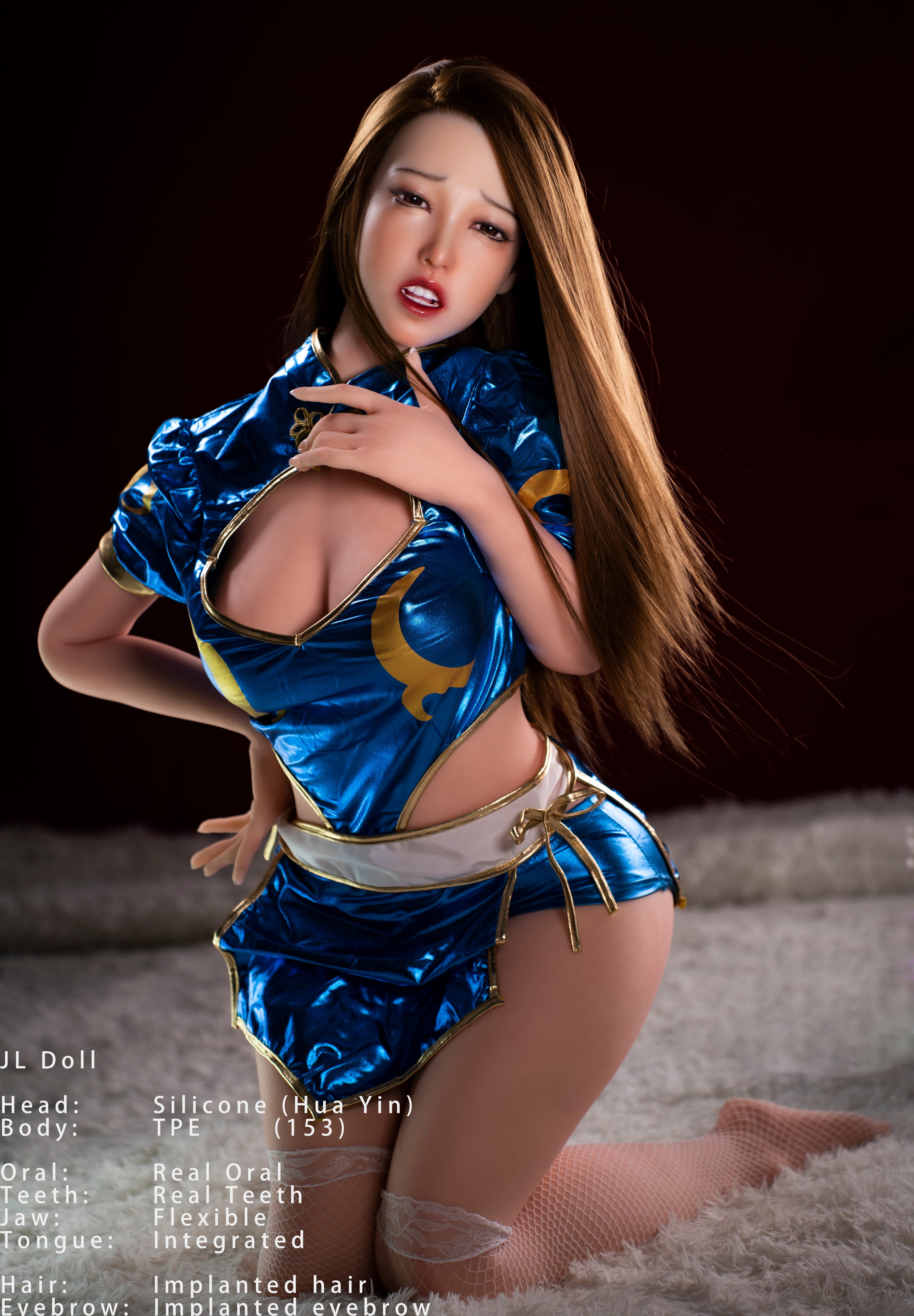 153cm/5ft E-cup Silicone Head TPE Body Sex Doll – Selyna