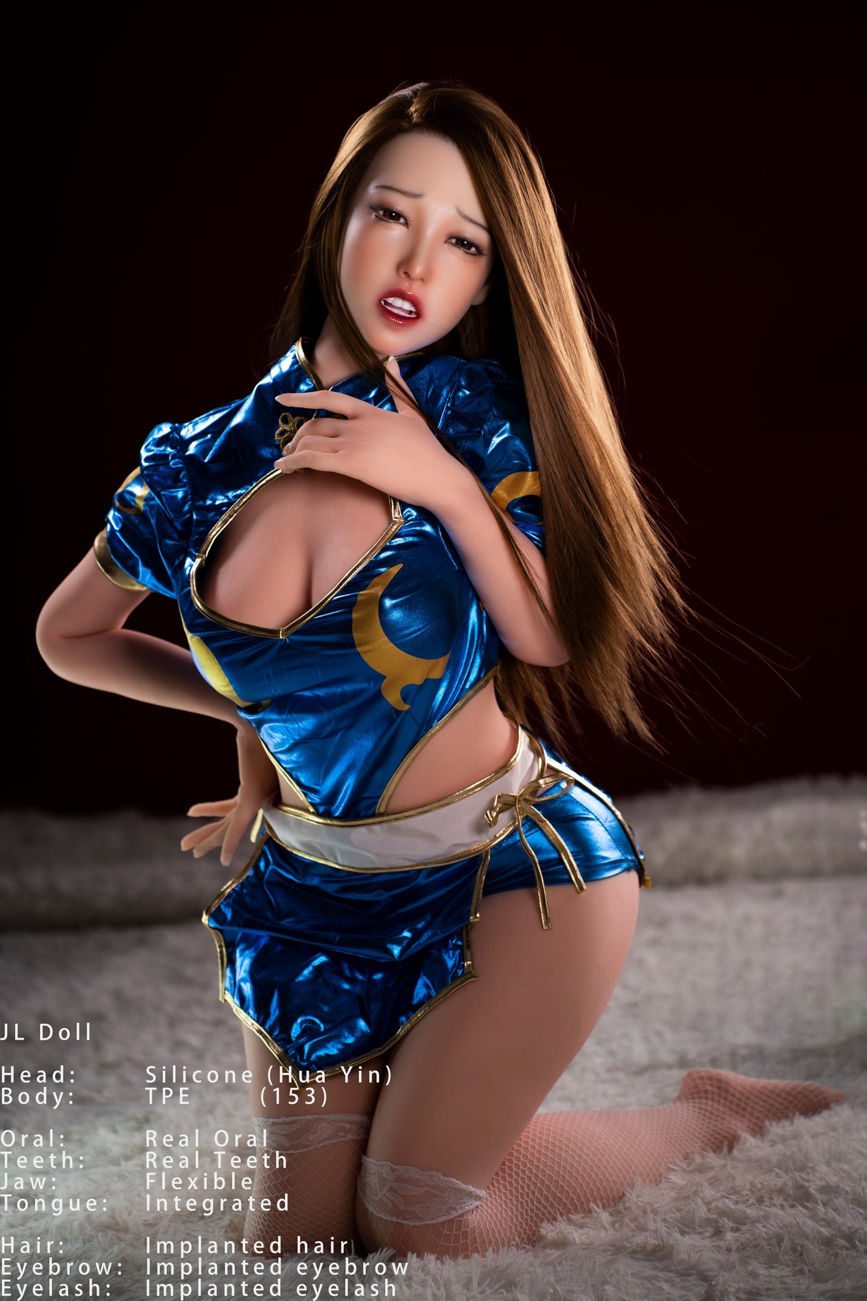 153cm/5ft E-cup Silicone Head TPE Body Sex Doll – Selyna