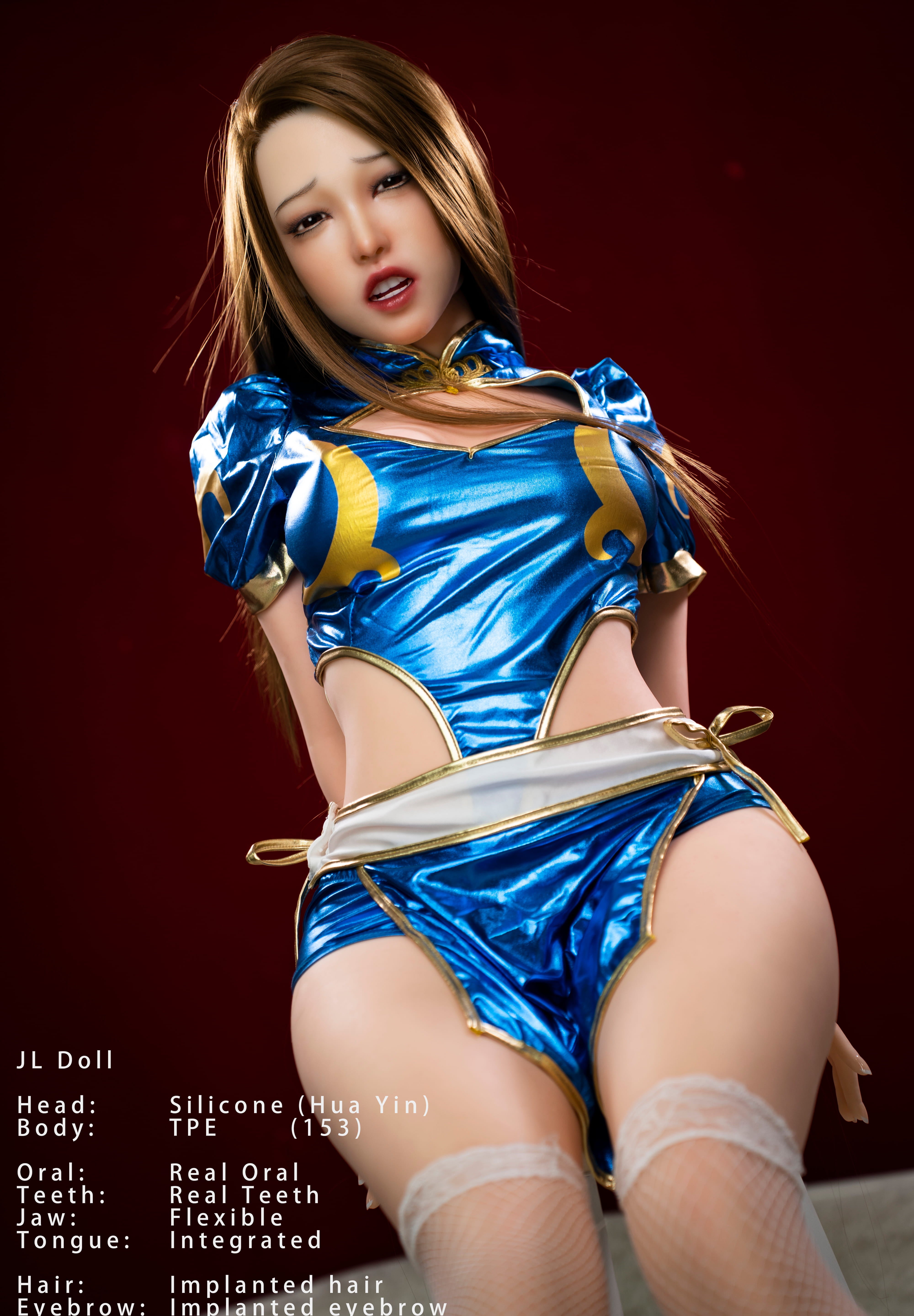 153cm/5ft E-cup Silicone Head TPE Body Sex Doll – Selyna
