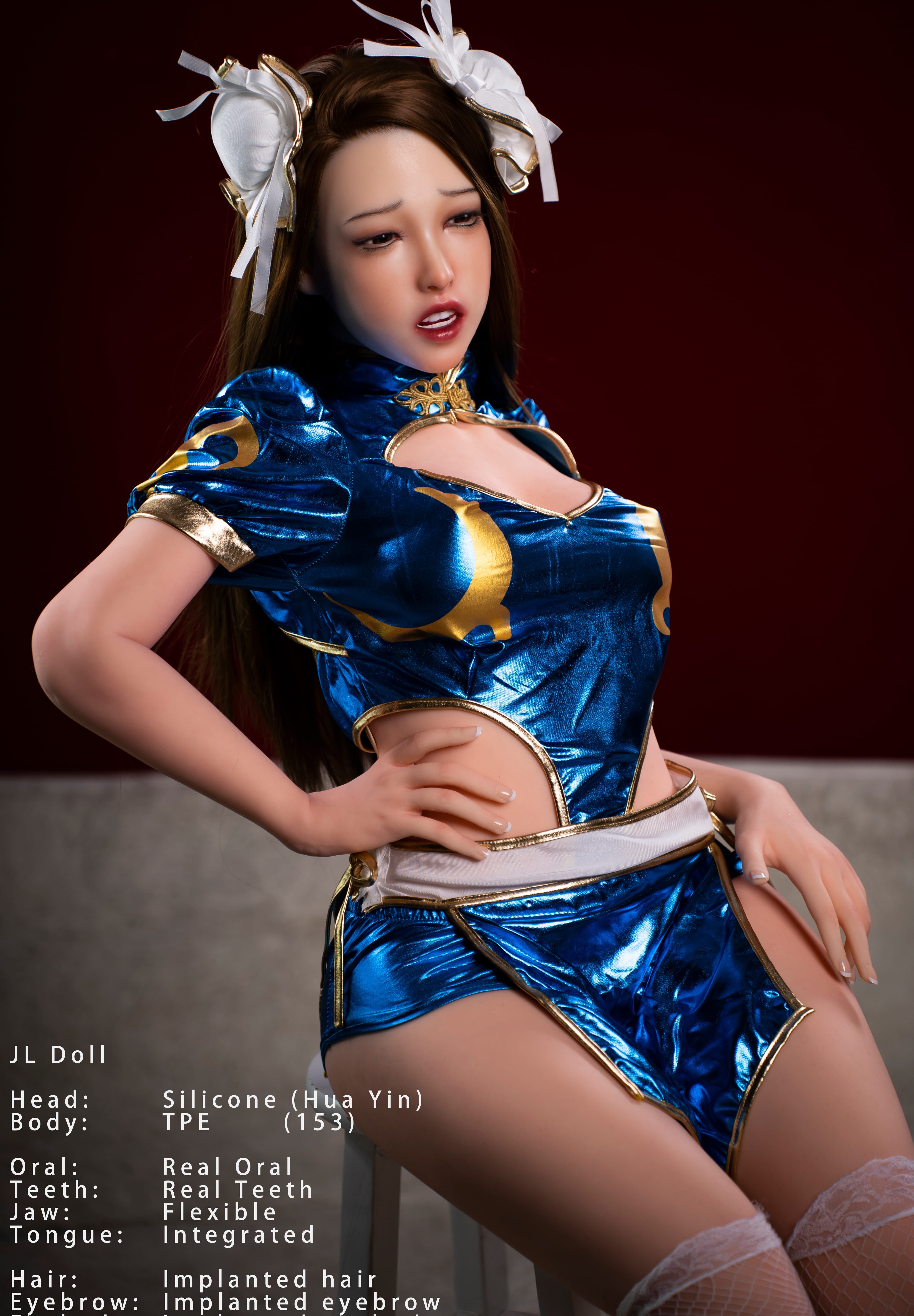 153cm/5ft E-cup Silicone Head TPE Body Sex Doll – Selyna