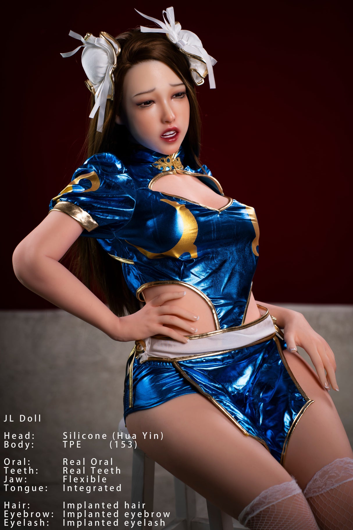 153cm/5ft E-cup Silicone Head TPE Body Sex Doll – Selyna