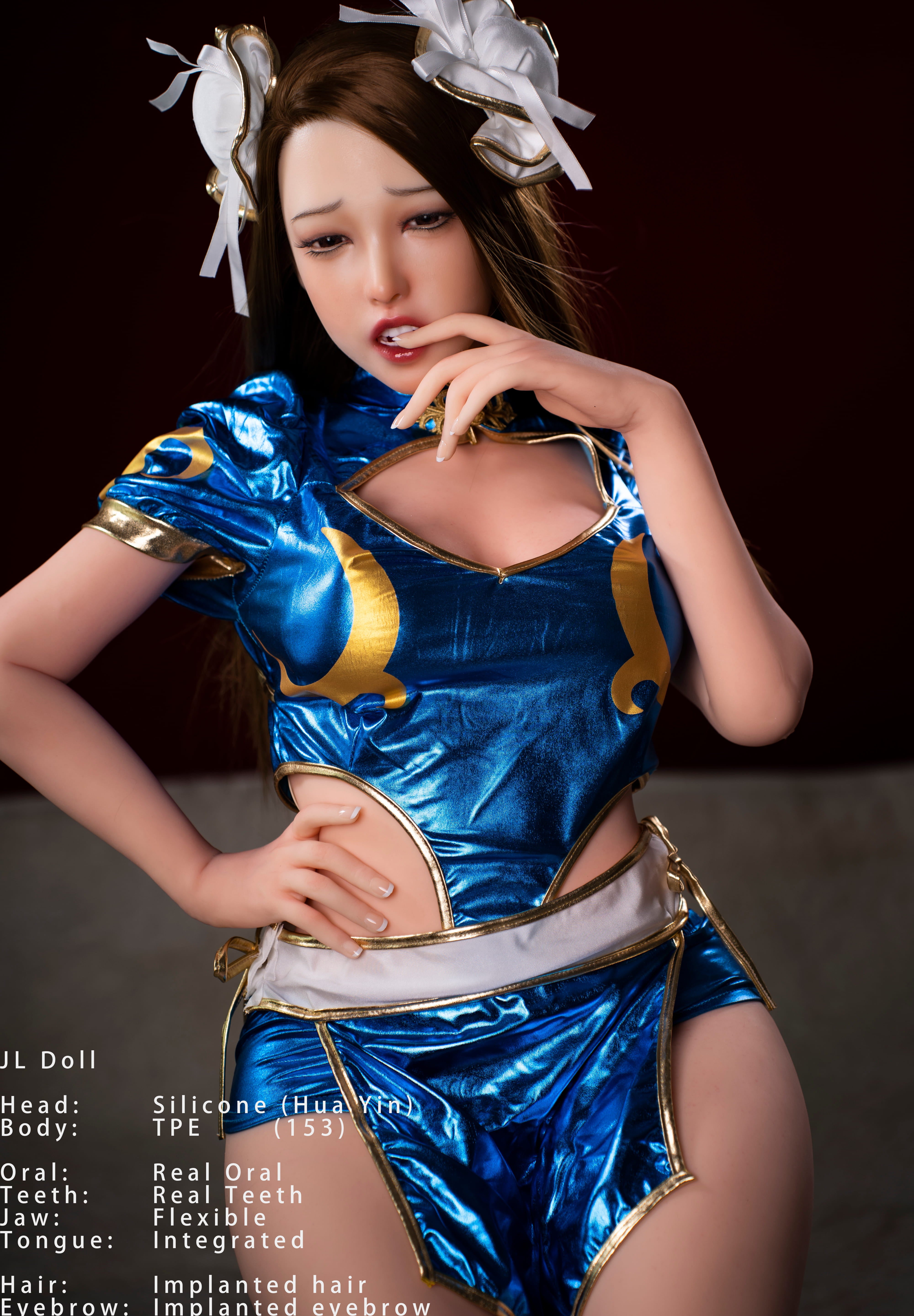 153cm/5ft E-cup Silicone Head TPE Body Sex Doll – Selyna