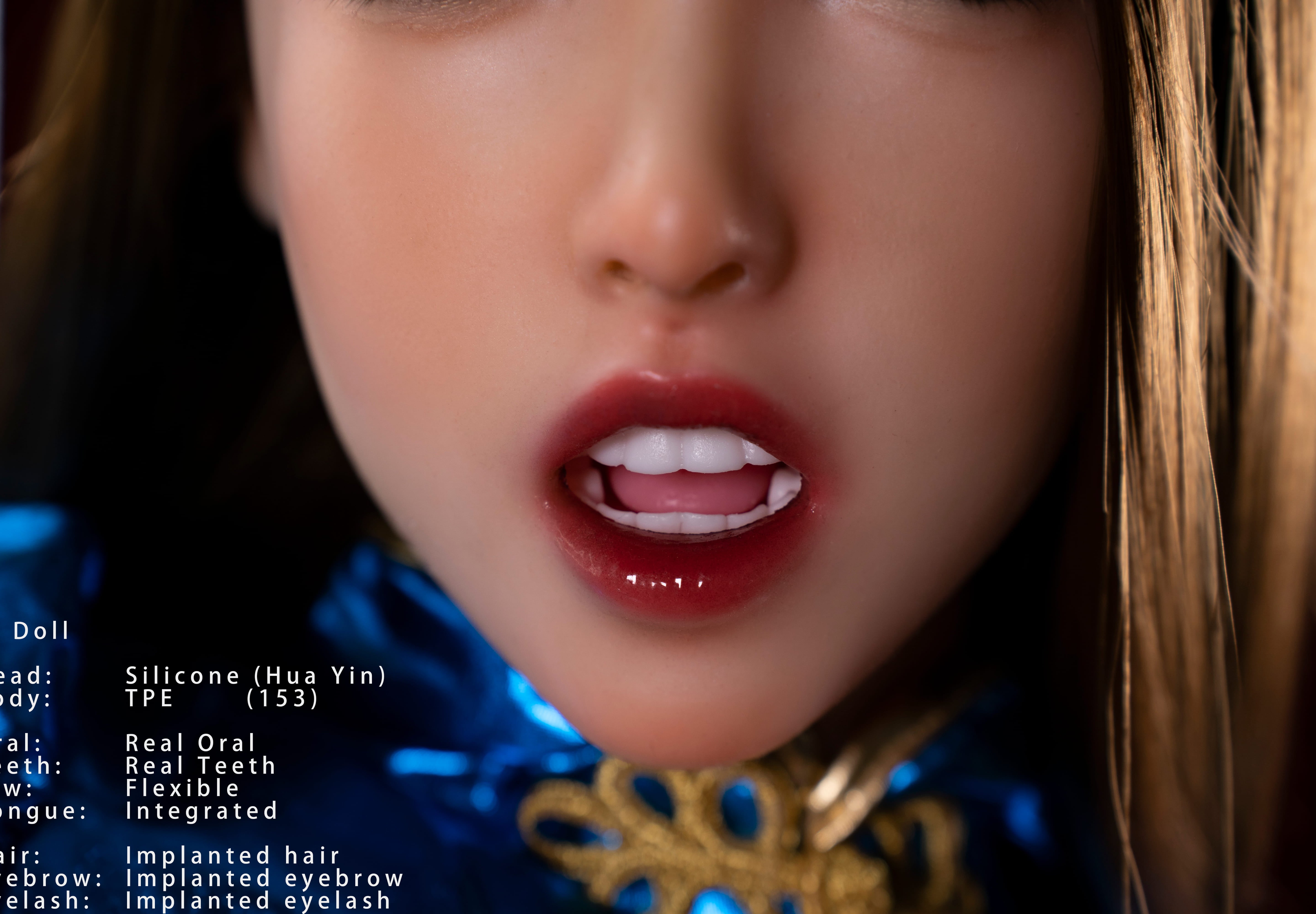 153cm/5ft E-cup Silicone Head TPE Body Sex Doll – Selyna