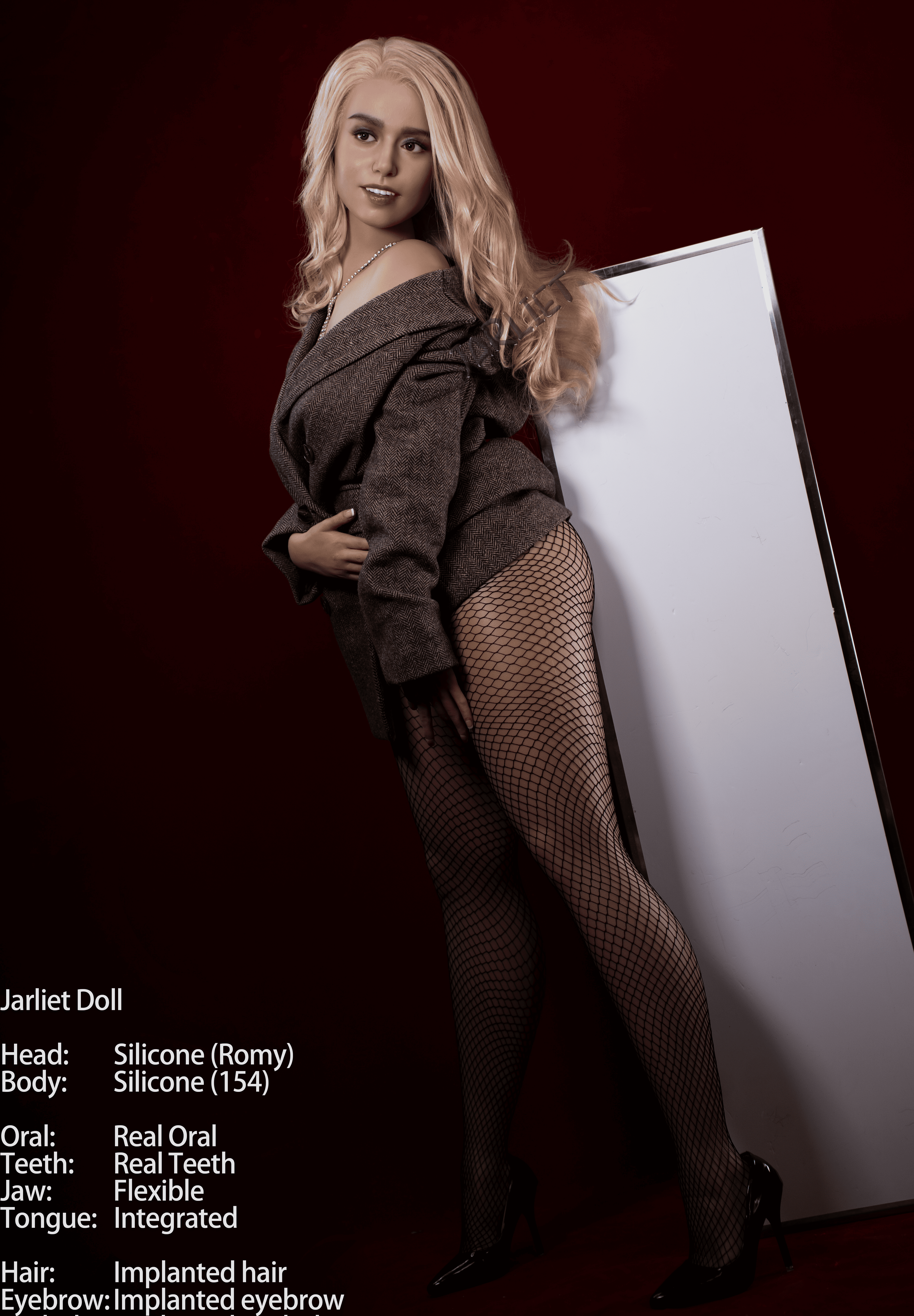 154cm/5ft1 D-cup Silicone Sex Doll – Delia