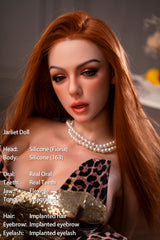 163cm/5ft4 E-cup Silicone Sex Doll – Fiona
